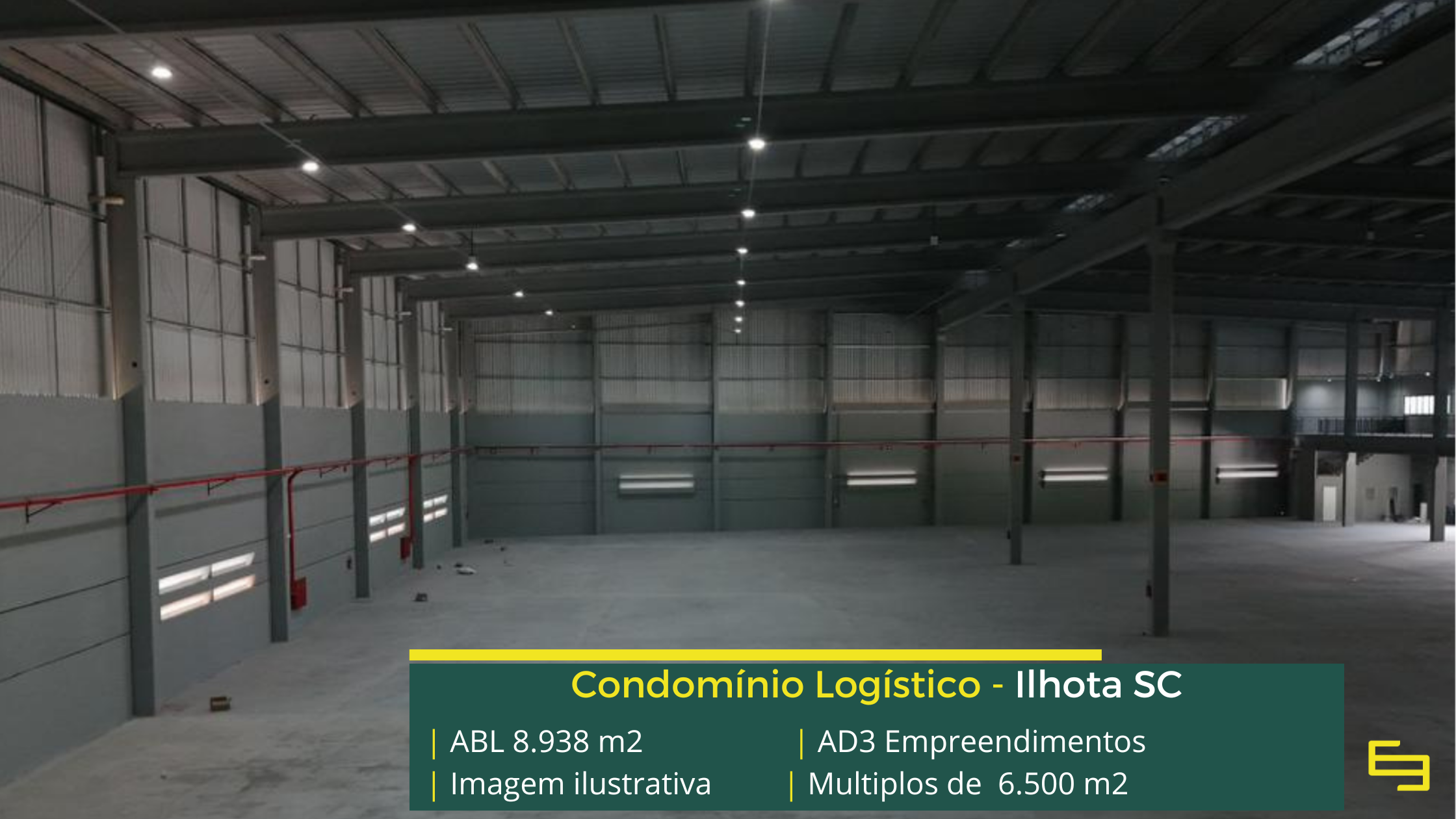 Galpão para locação em Ilhota SC com infraestrutura logística moderna e soluções eficientes para sua operação.