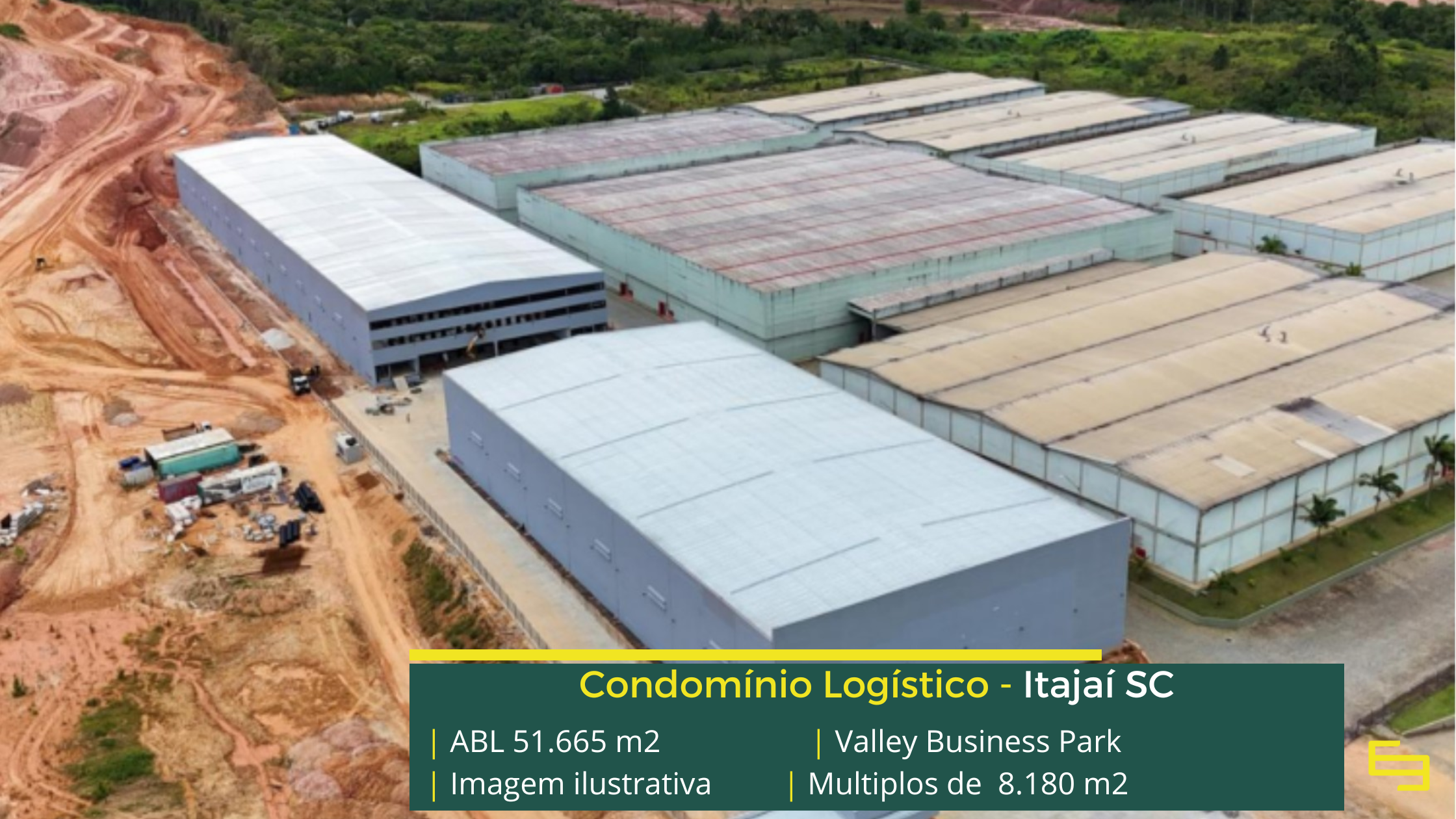 Locação de galpão em Itajaí SC com excelente localização logística, infraestrutura moderna e módulos flexíveis. Consulte a Sempre Negócios.