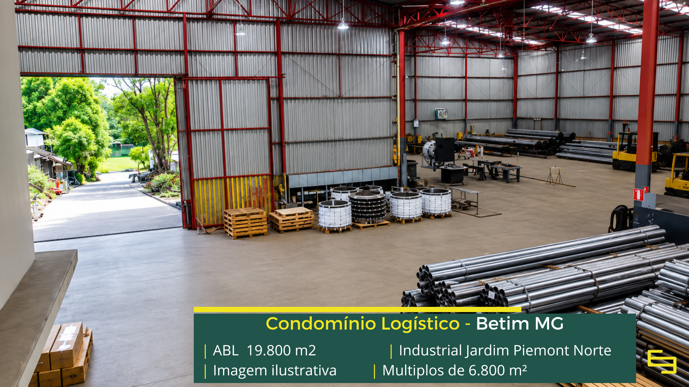 Galpão à venda em Betim MG com localização estratégica, infraestrutura moderna e excelente acesso rodoviário.