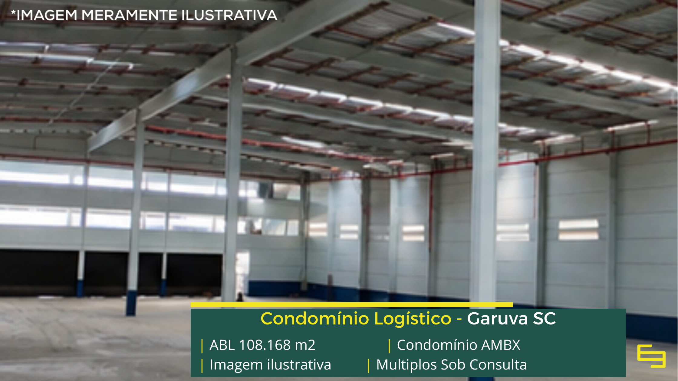 Galpões para locação em Garuva SC com acesso estratégico, ampla infraestrutura logística e projetos personalizados BTS.