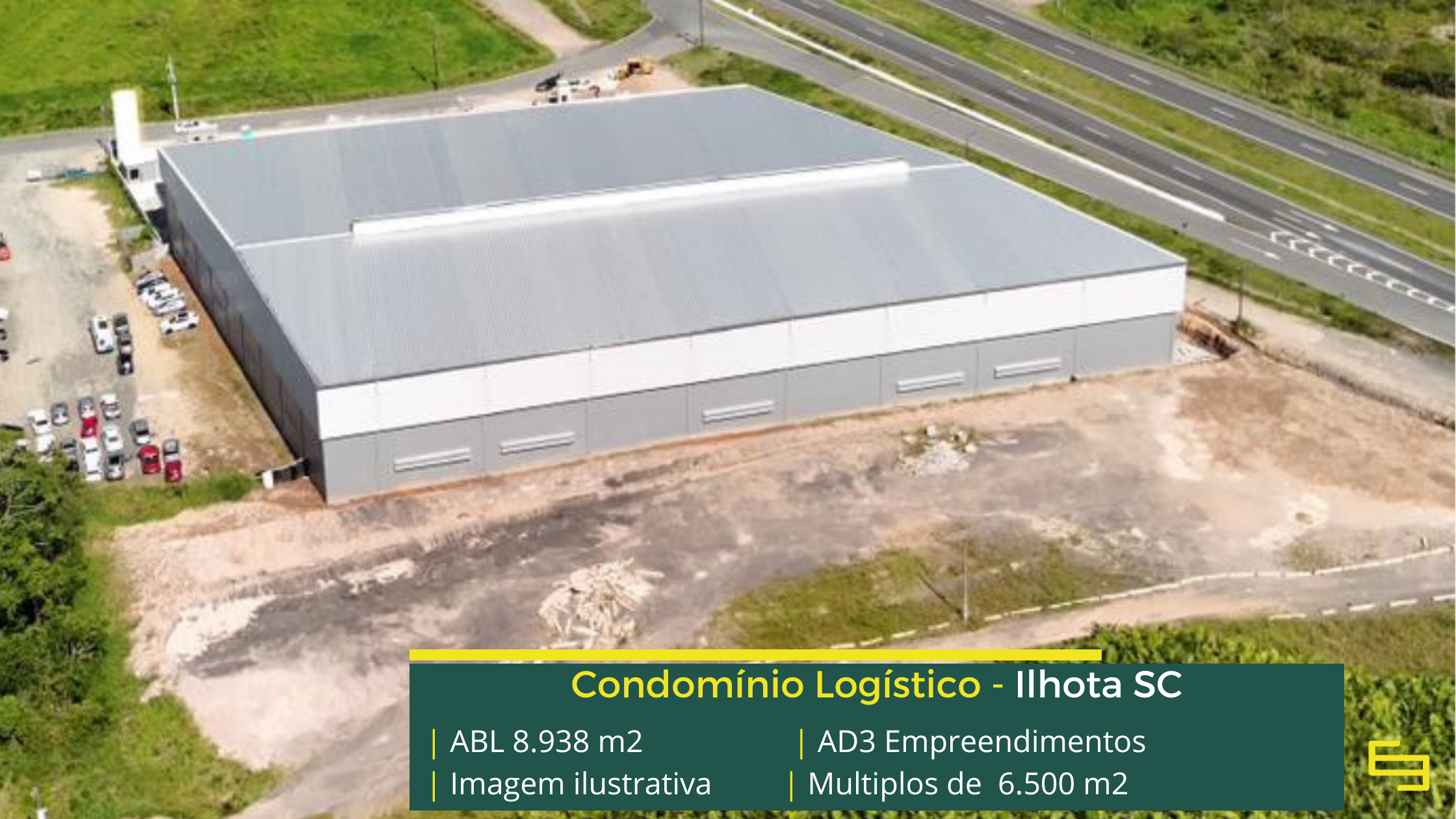 Galpão para locação em Ilhota SC com infraestrutura logística moderna e soluções eficientes para sua operação.