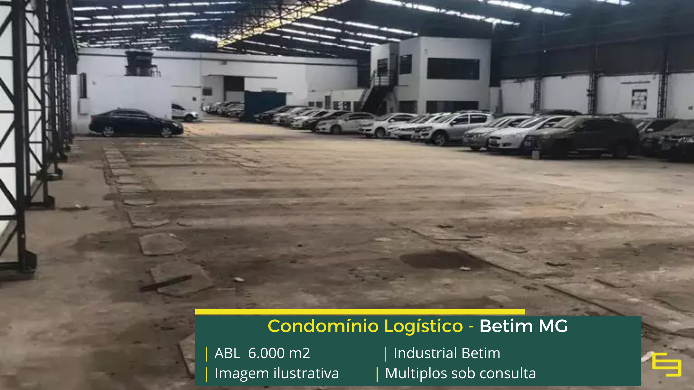 Galpão para vender em Betim MG com infraestrutura moderna, localização estratégica e excelente acesso às principais rodovias.