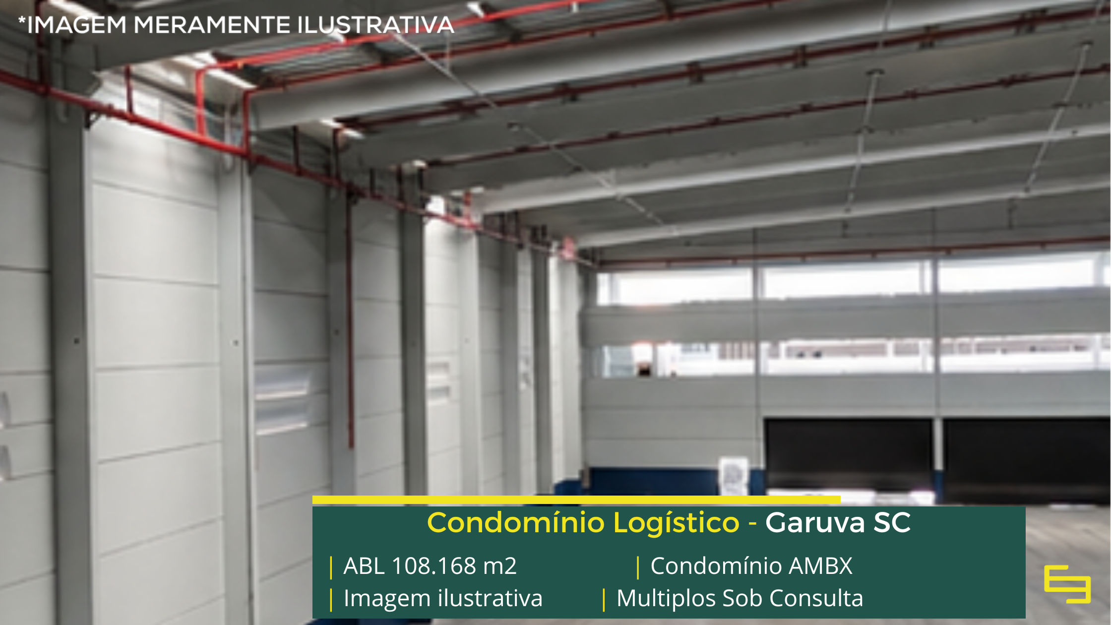 Galpões para locação em Garuva SC com acesso estratégico, ampla infraestrutura logística e projetos personalizados BTS.