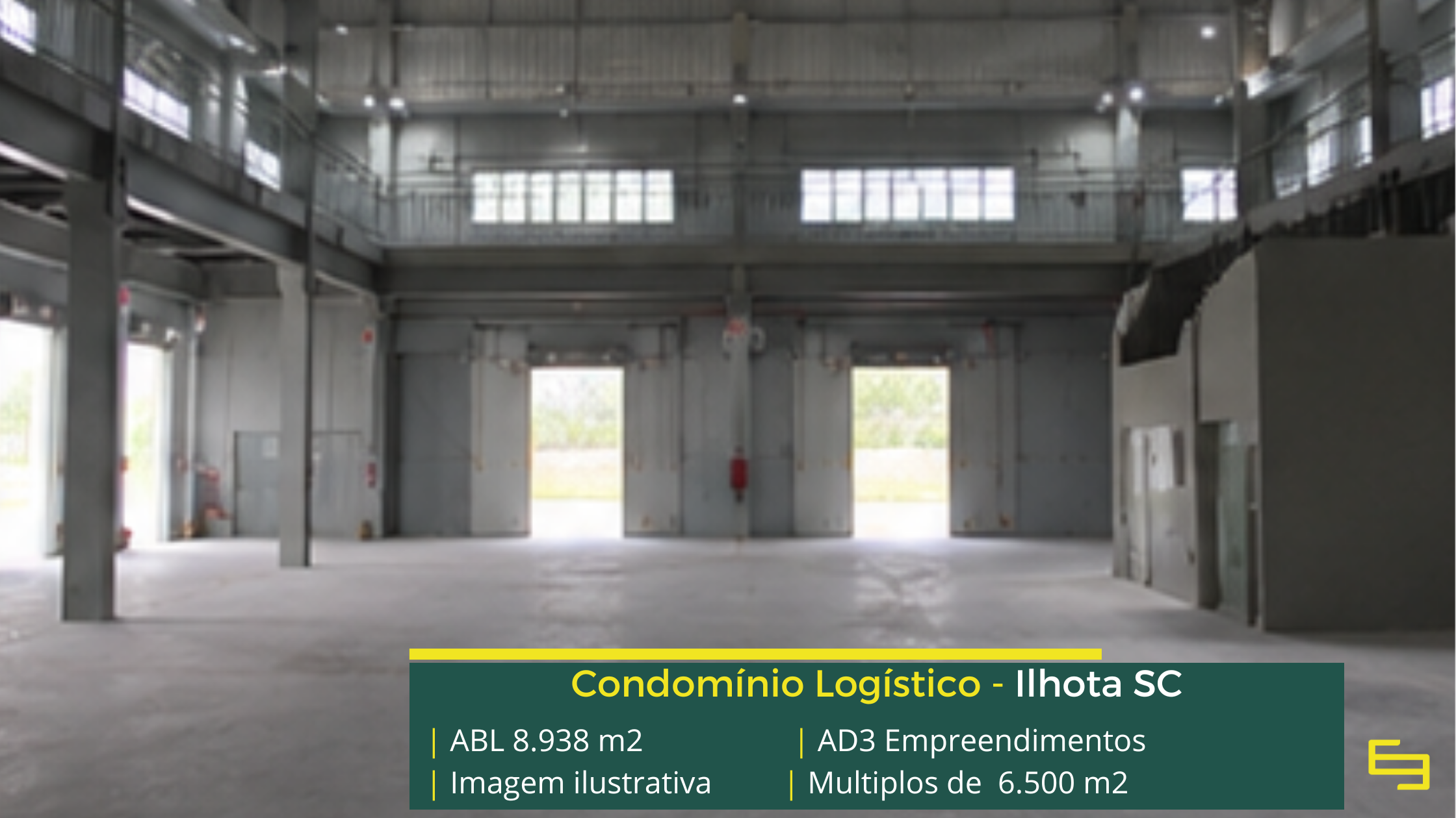Galpão para locação em Ilhota SC com infraestrutura logística moderna e soluções eficientes para sua operação.