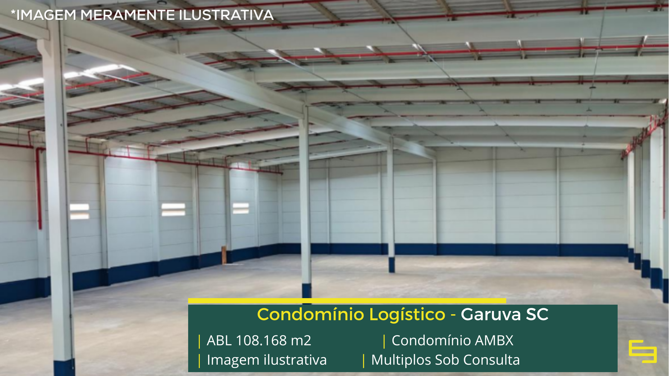 Galpões para locação em Garuva SC com acesso estratégico, ampla infraestrutura logística e projetos personalizados BTS.