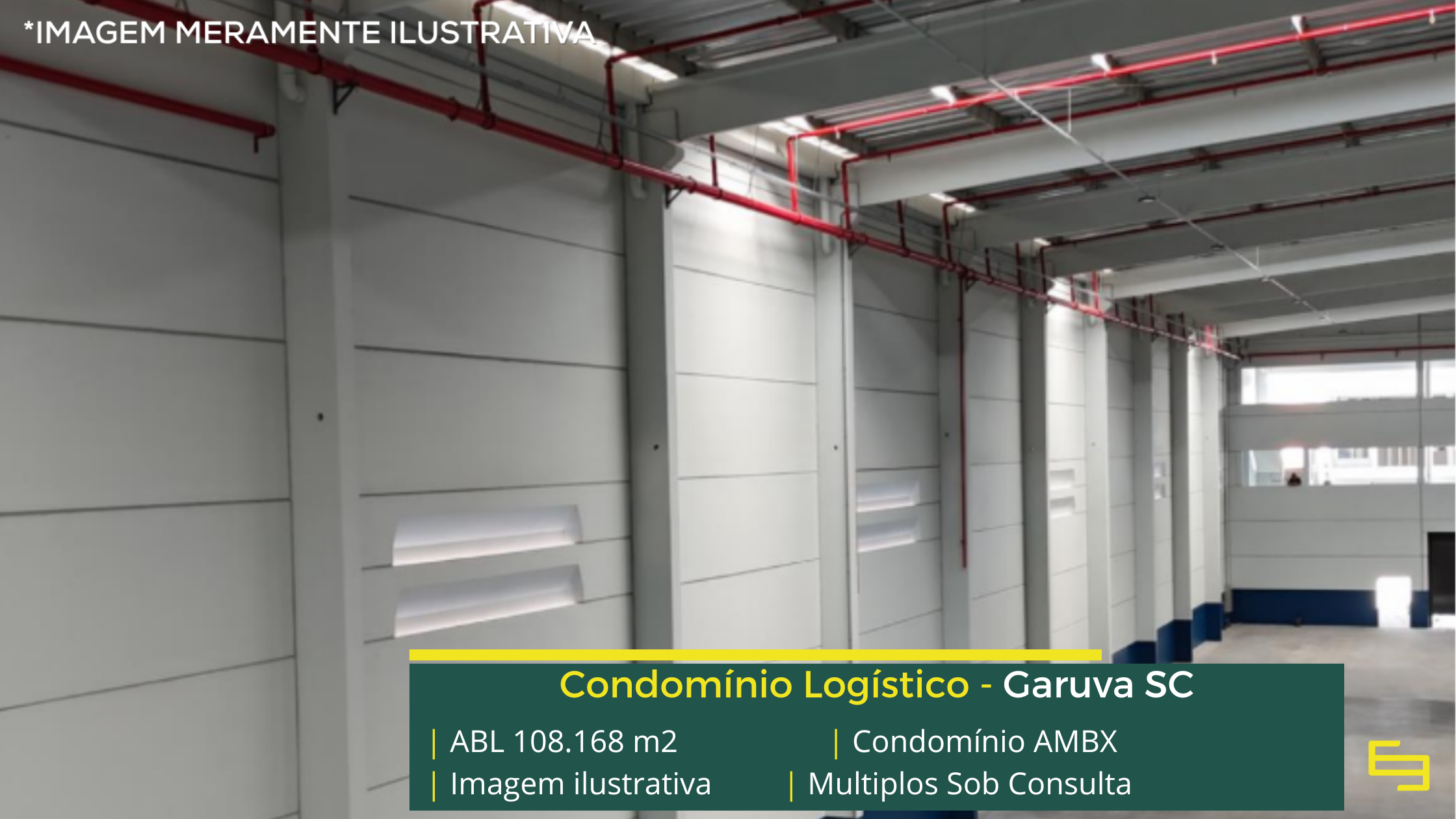 Galpões para locação em Garuva SC com acesso estratégico, ampla infraestrutura logística e projetos personalizados BTS.