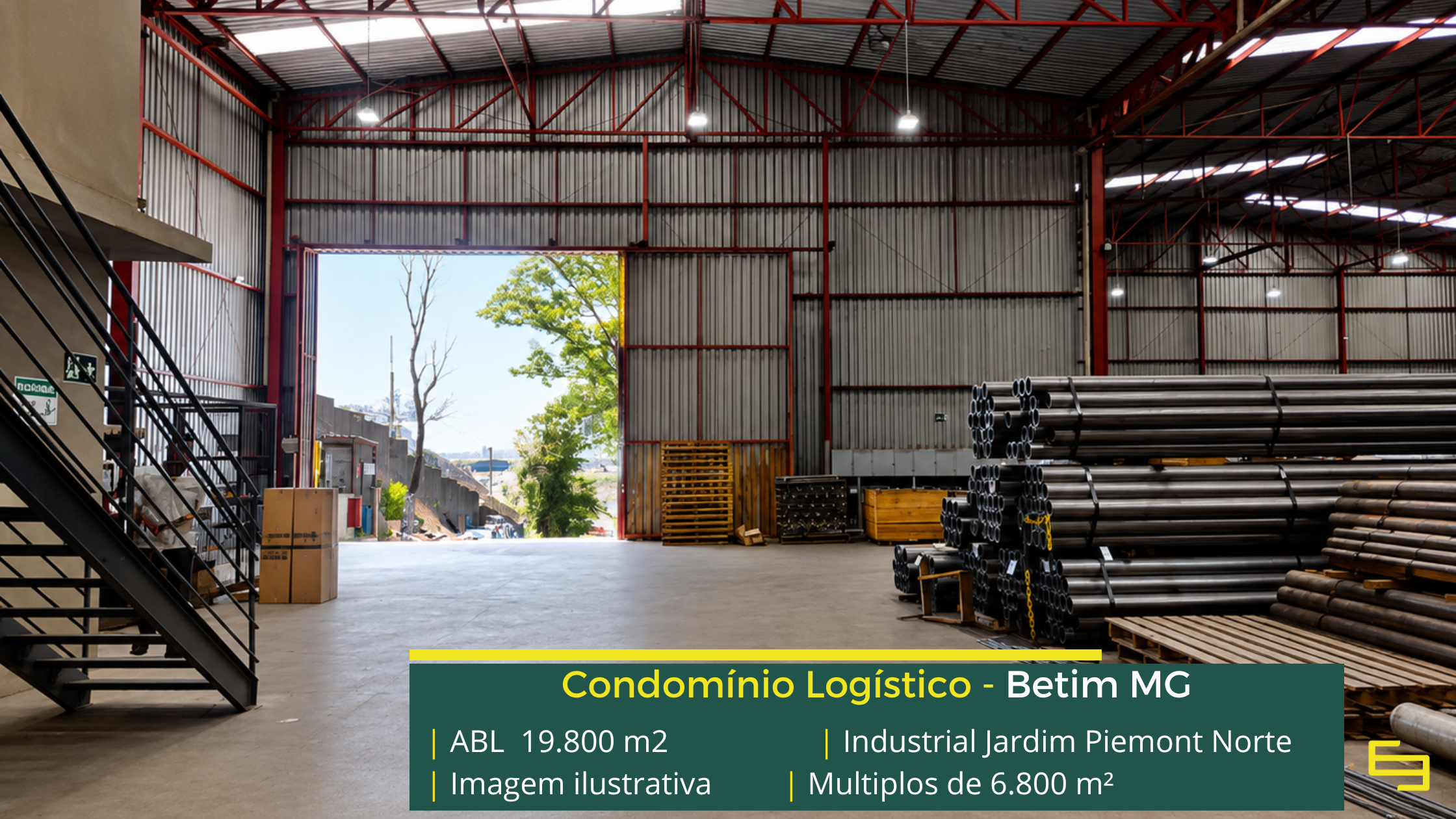 Galpão à venda em Betim MG com localização estratégica, infraestrutura moderna e excelente acesso rodoviário.