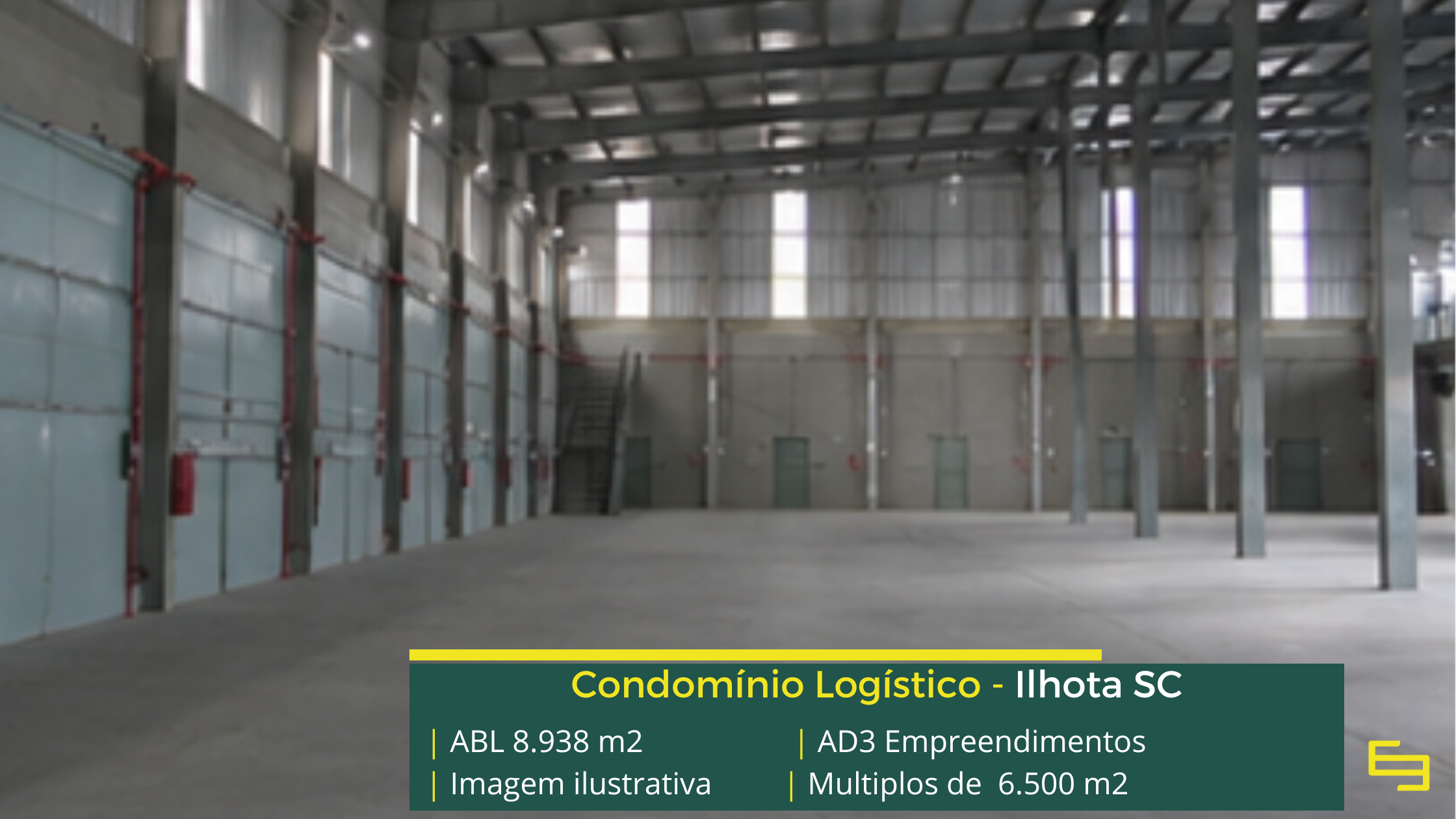 Galpão para locação em Ilhota SC com infraestrutura logística moderna e soluções eficientes para sua operação.