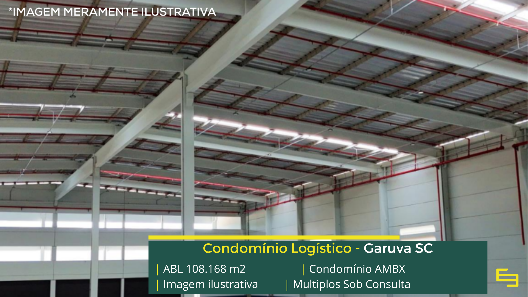 Galpões para locação em Garuva SC com acesso estratégico, ampla infraestrutura logística e projetos personalizados BTS.