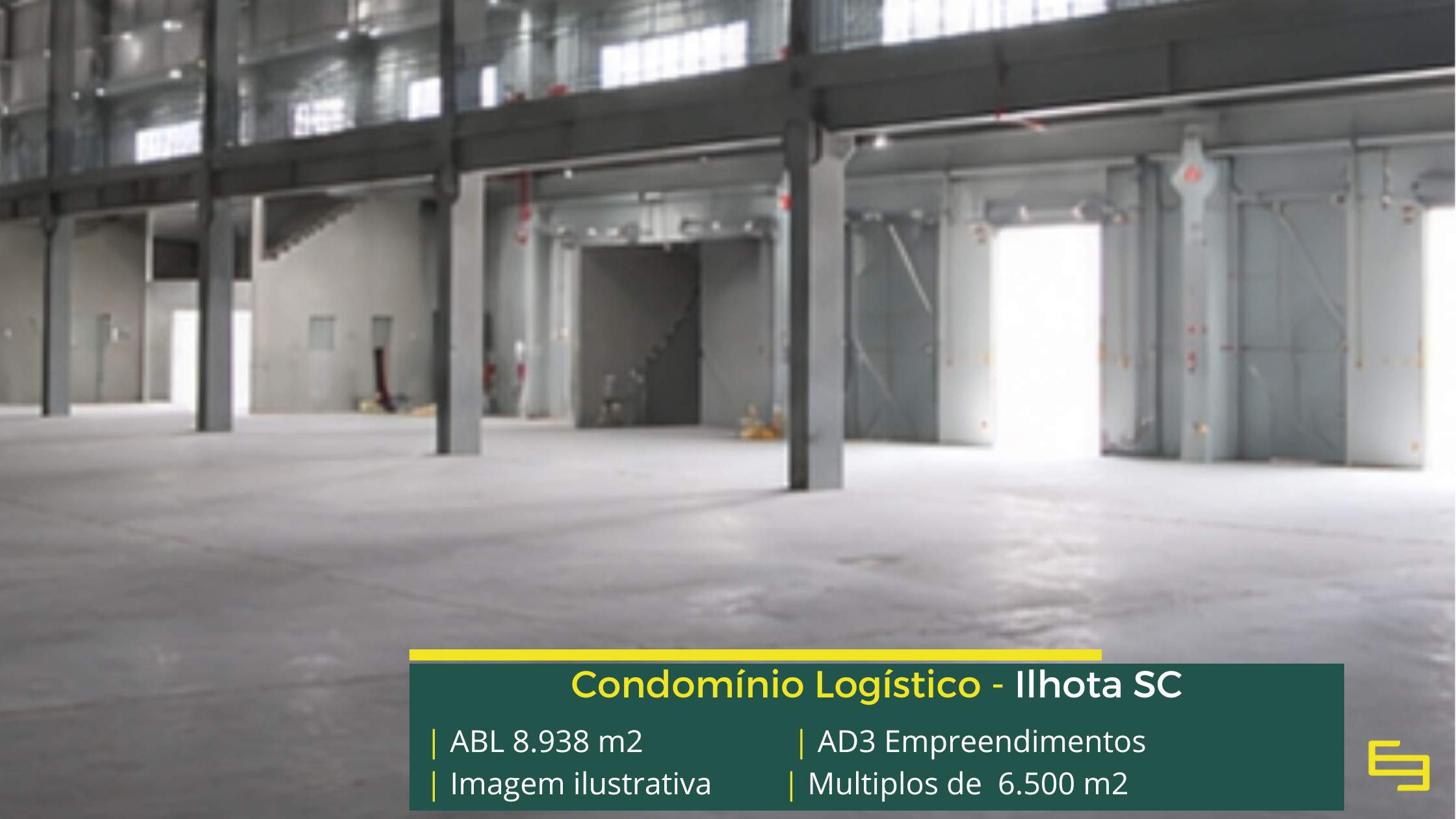 Galpão para locação em Ilhota SC com infraestrutura logística moderna e soluções eficientes para sua operação.