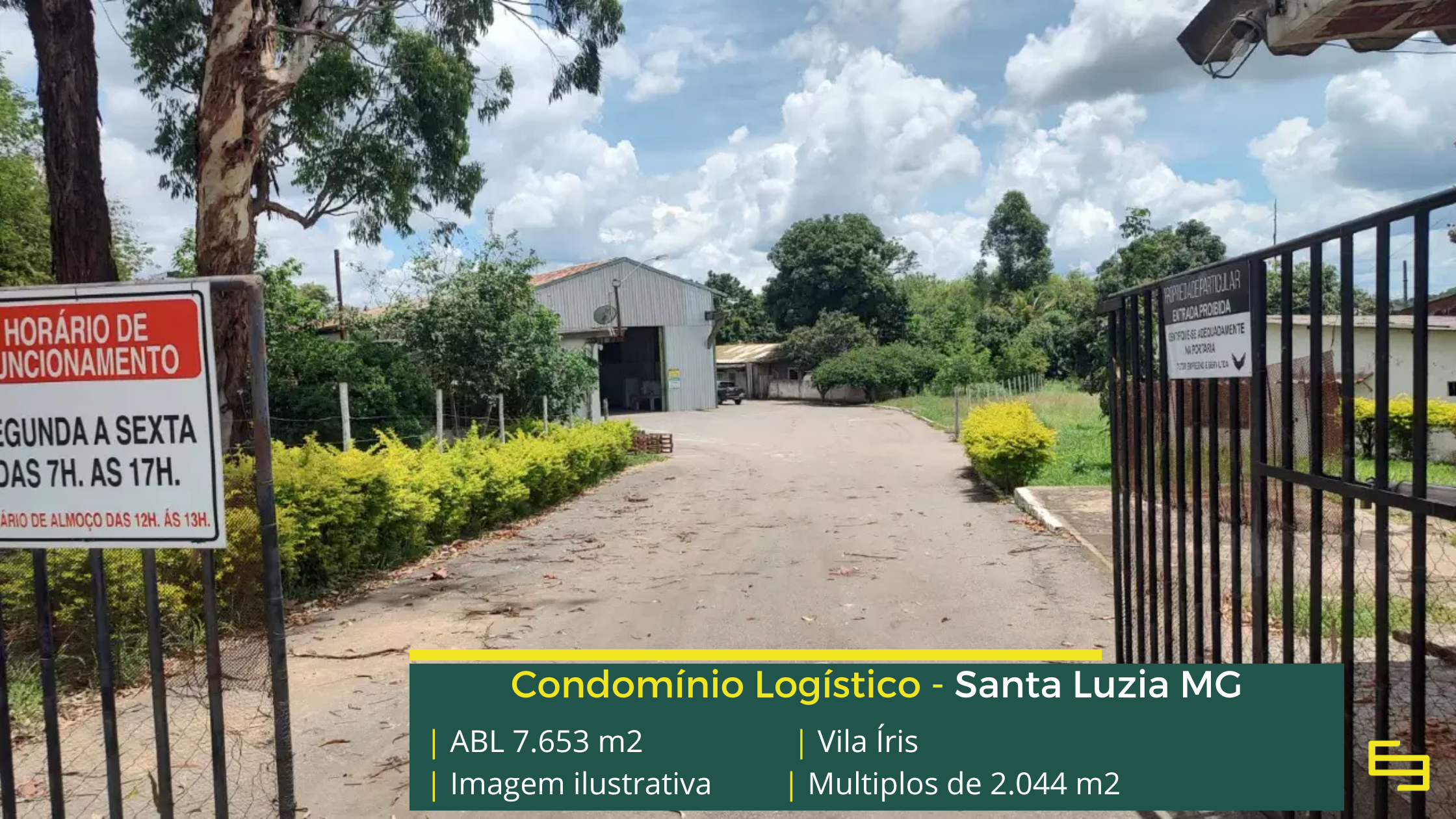 Galpão à venda em Santa Luzia MG com fácil acesso e localização estratégica para armazenagem e distribuição.