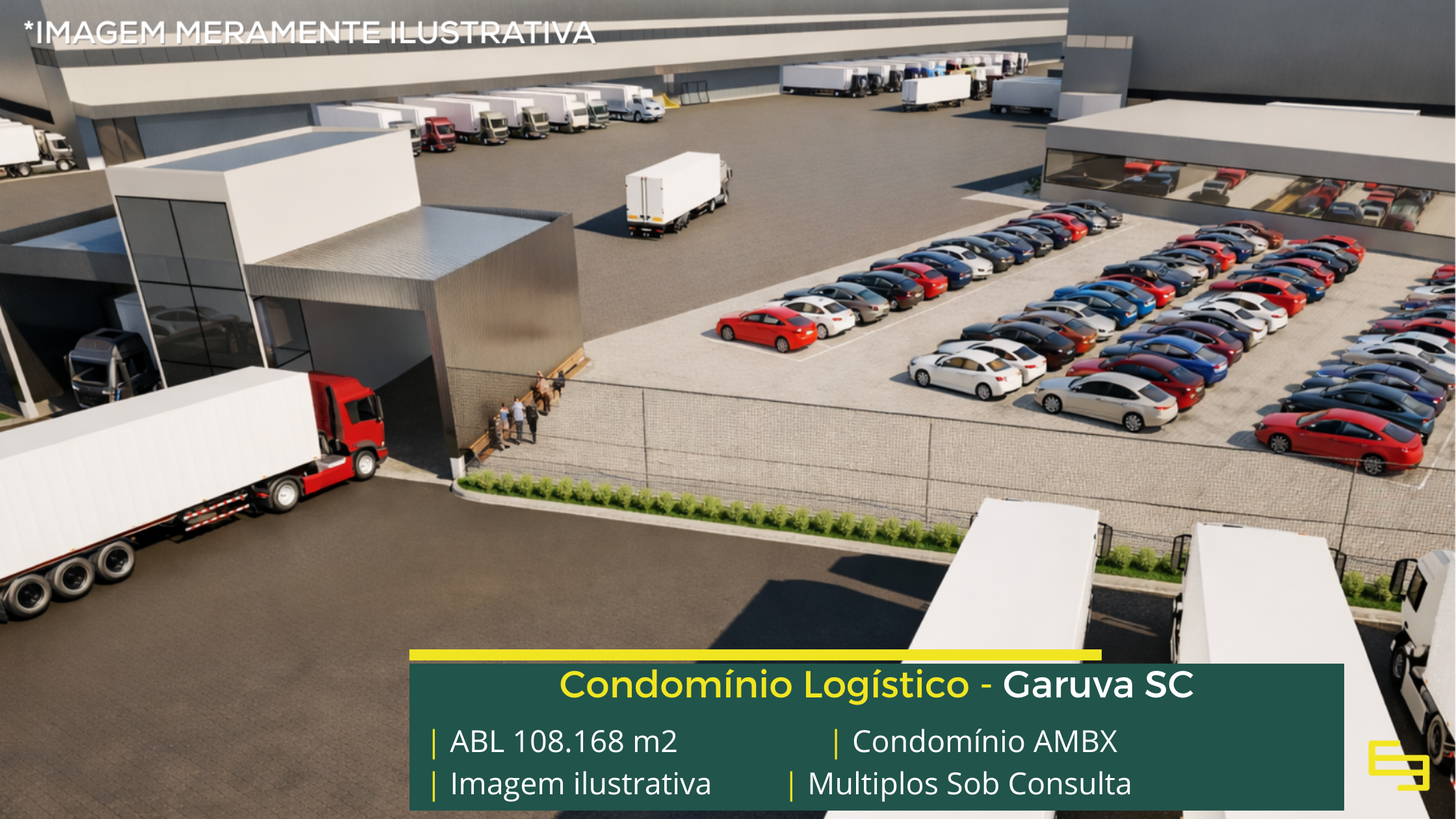 Galpões para locação em Garuva SC com acesso estratégico, ampla infraestrutura logística e projetos personalizados BTS.