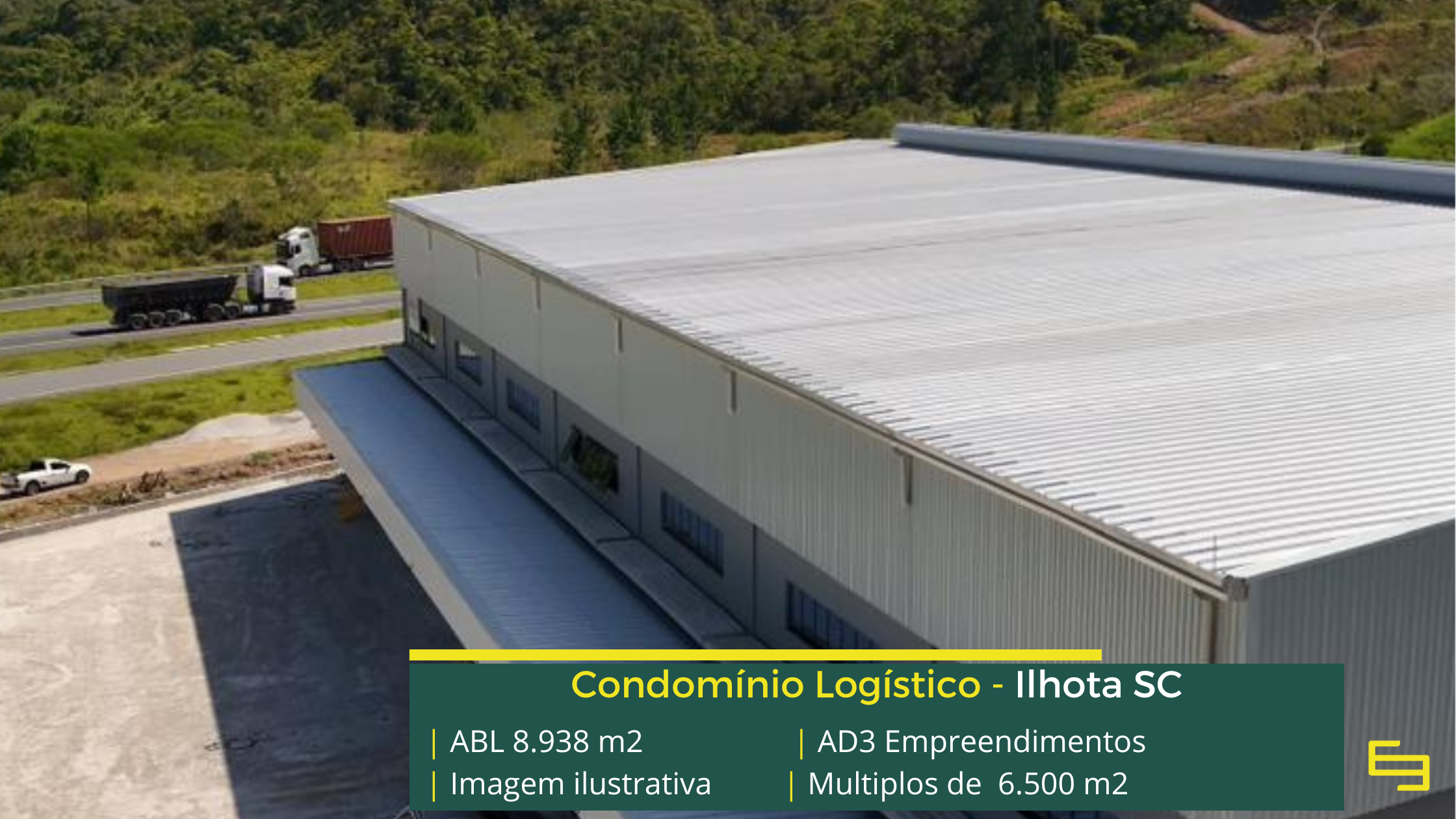 Galpão para locação em Ilhota SC com infraestrutura logística moderna e soluções eficientes para sua operação.