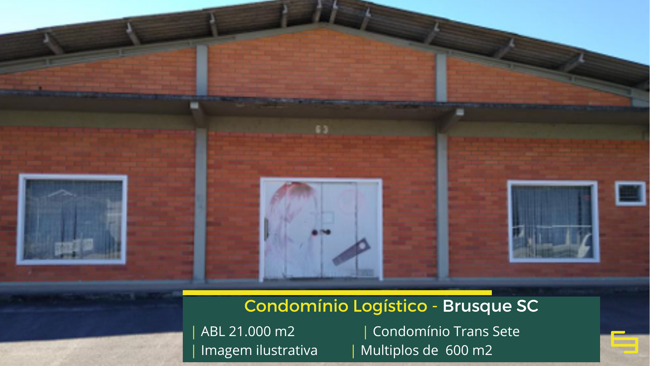 Galpão para alugar em Brusque SC próximo aos principais acessos logísticos da região. Consulte disponibilidade com a Sempre Negócios.