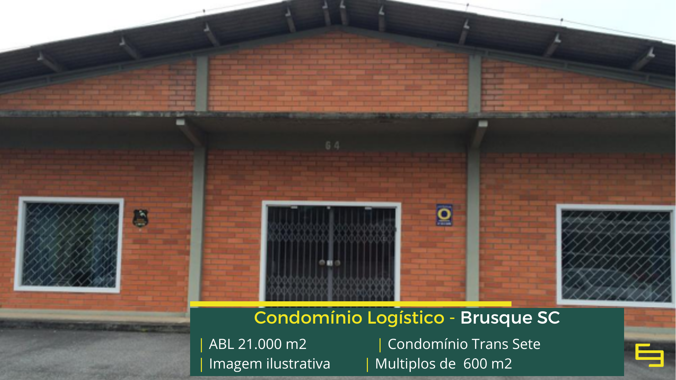 Galpão para alugar em Brusque SC próximo aos principais acessos logísticos da região. Consulte disponibilidade com a Sempre Negócios.