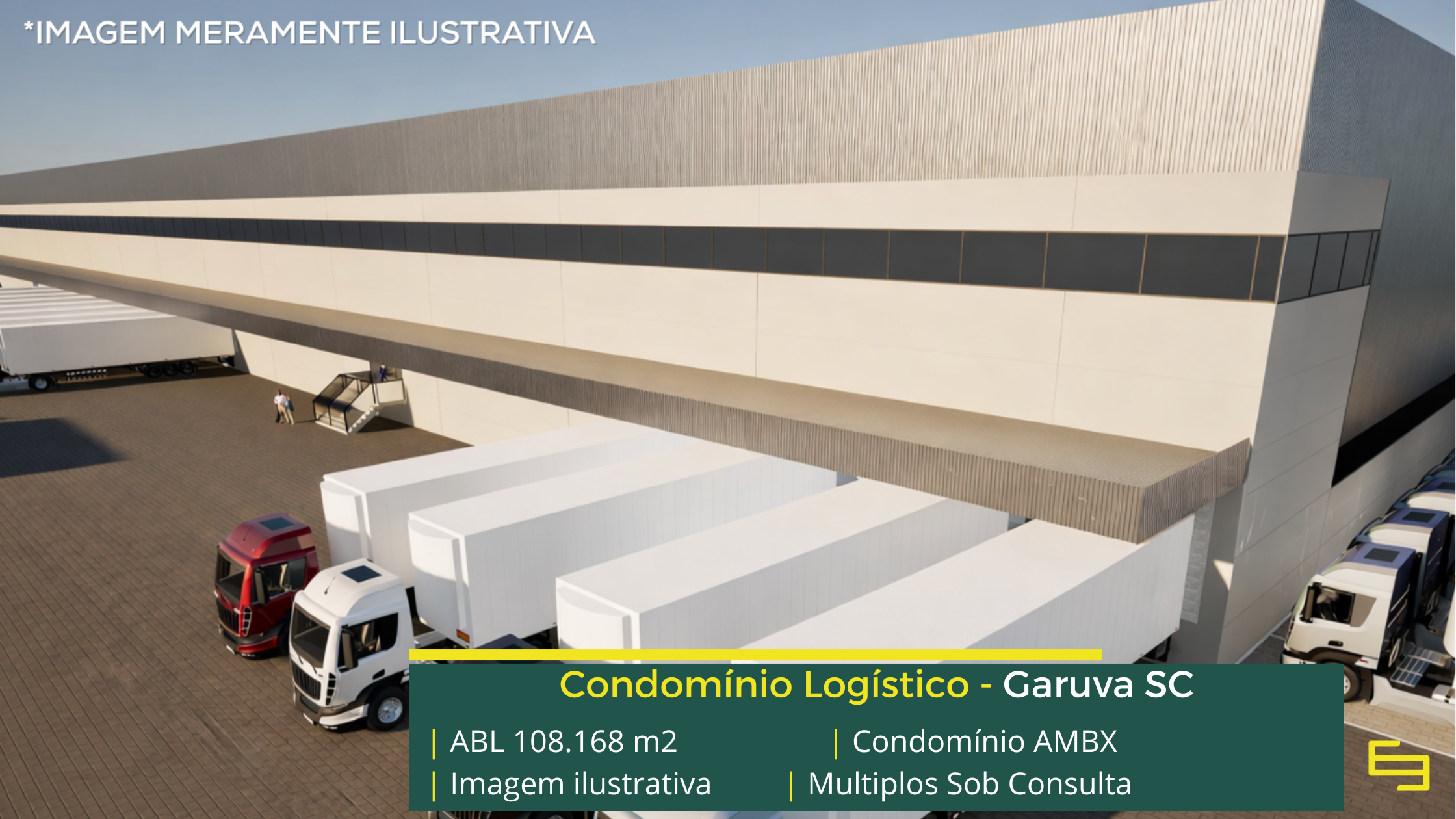 Galpões para locação em Garuva SC com acesso estratégico, ampla infraestrutura logística e projetos personalizados BTS.