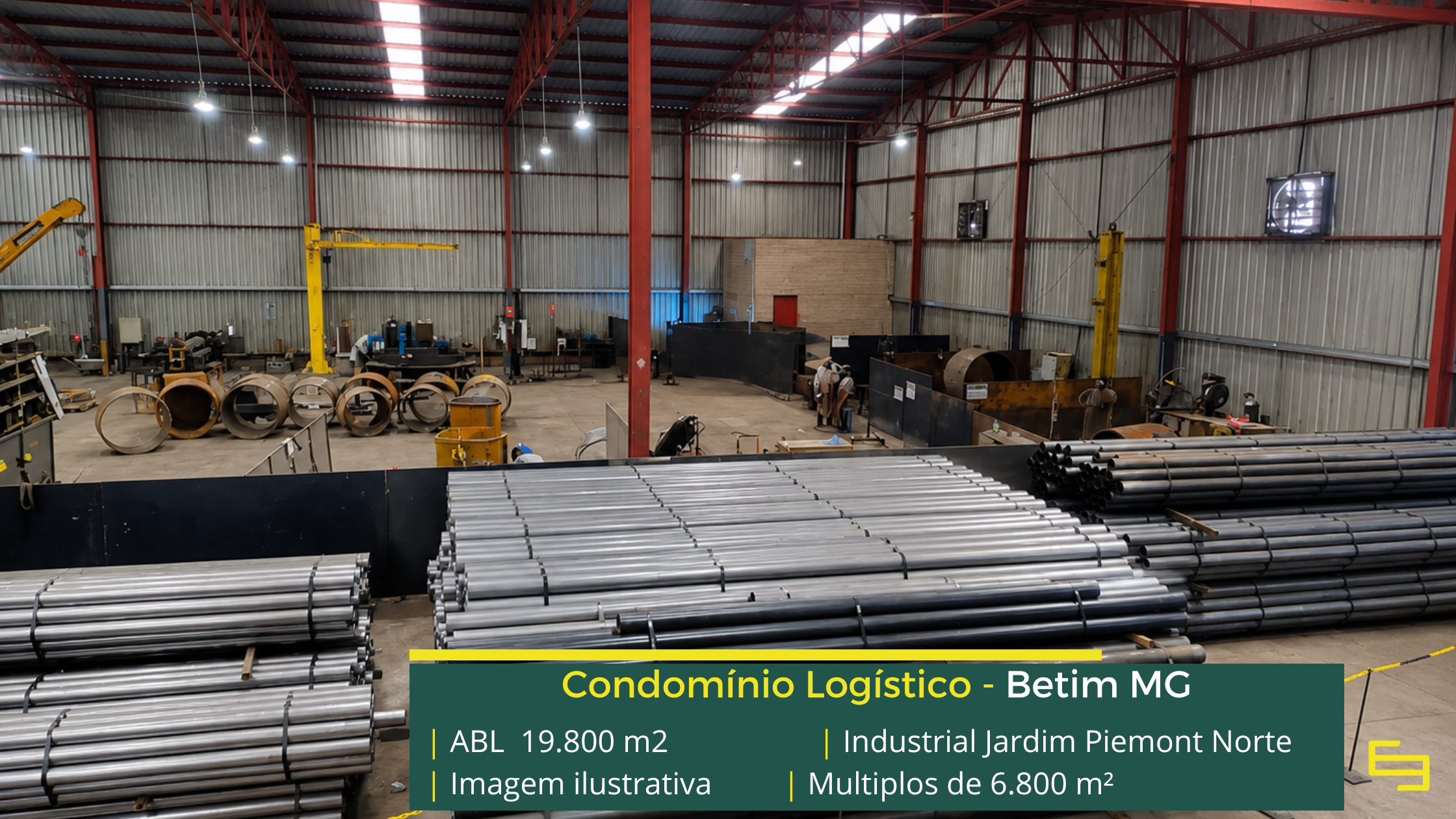 Galpão à venda em Betim MG com localização estratégica, infraestrutura moderna e excelente acesso rodoviário.