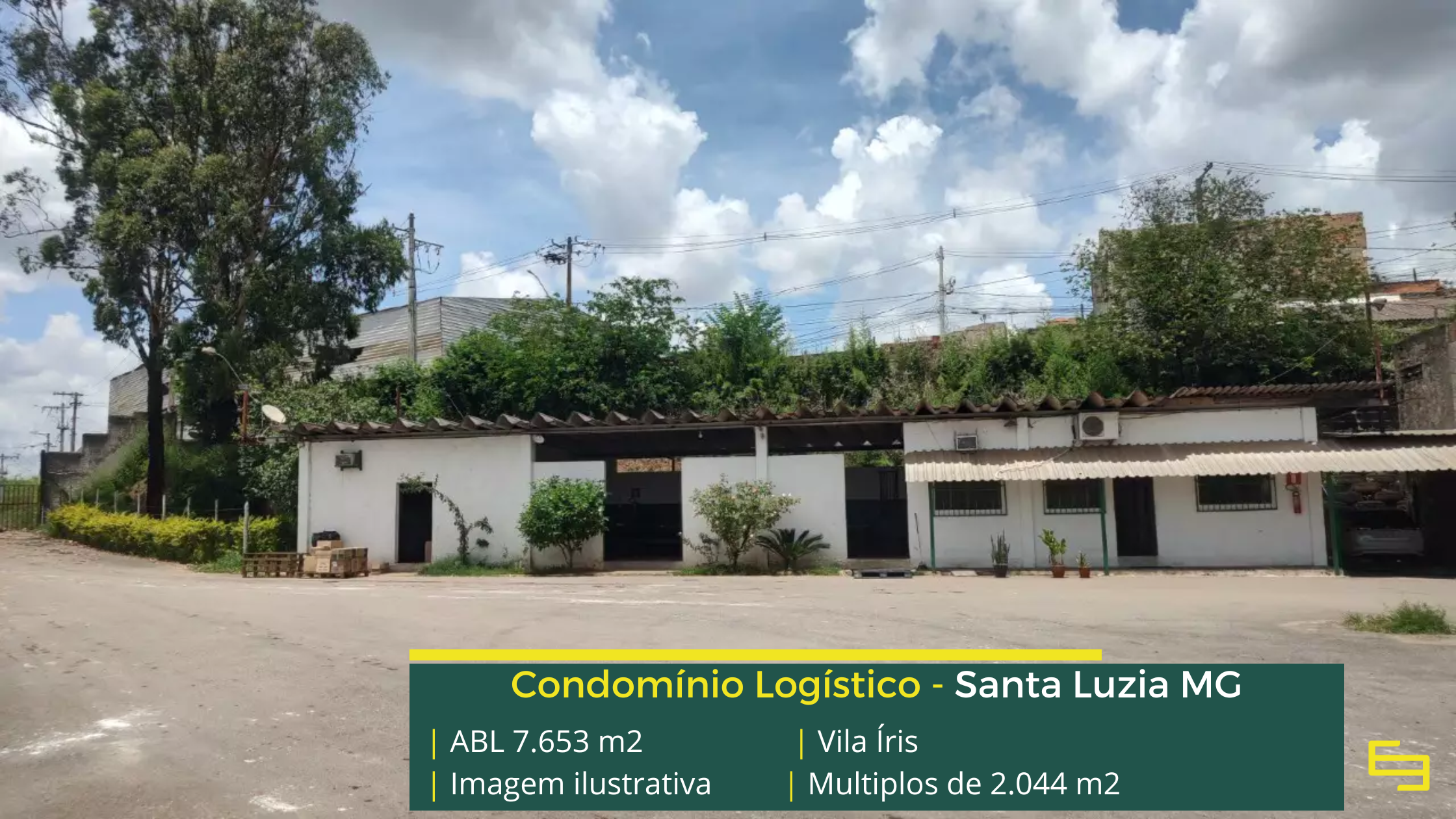Galpão à venda em Santa Luzia MG com fácil acesso e localização estratégica para armazenagem e distribuição.