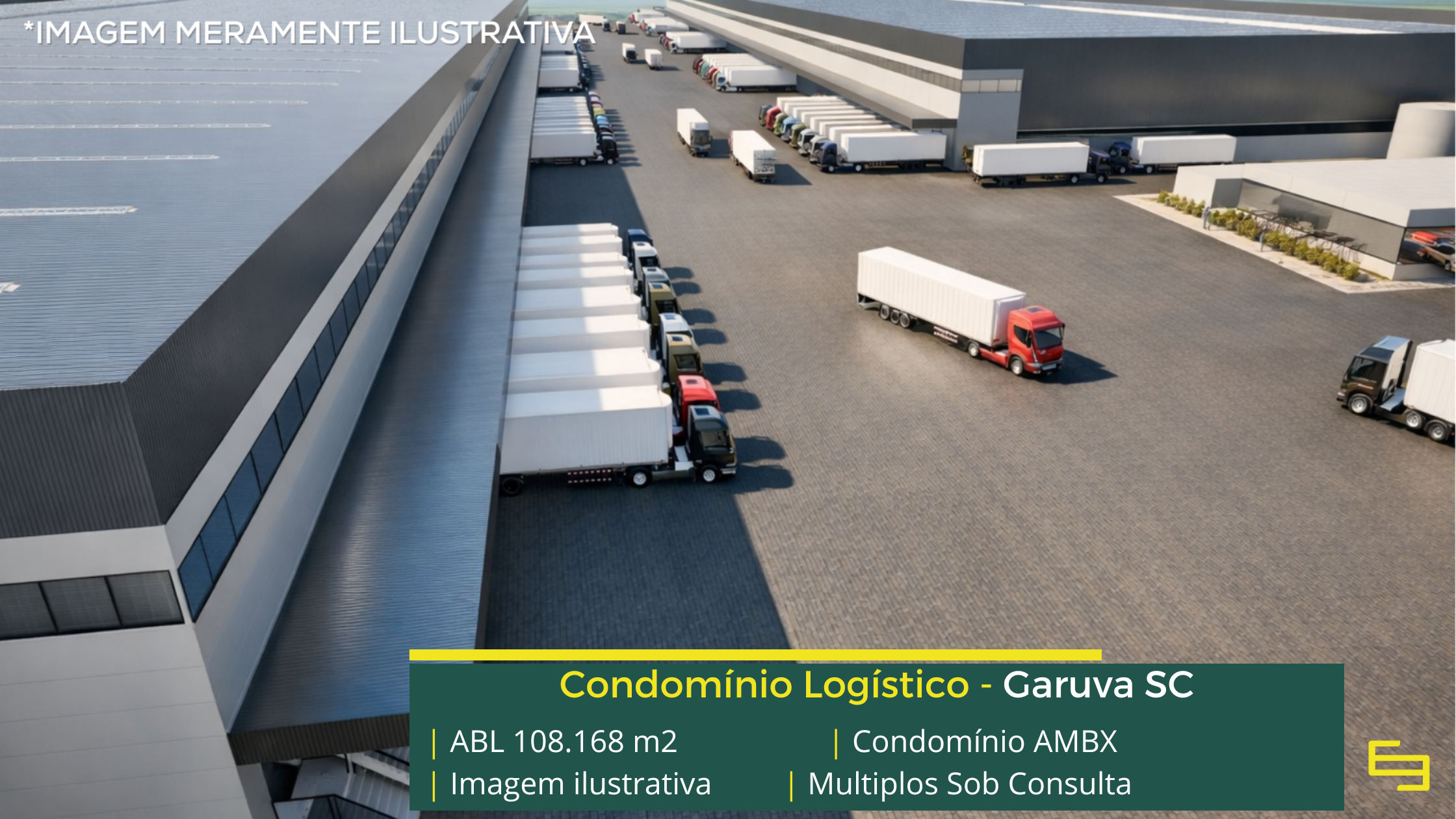 Galpões para locação em Garuva SC com acesso estratégico, ampla infraestrutura logística e projetos personalizados BTS.