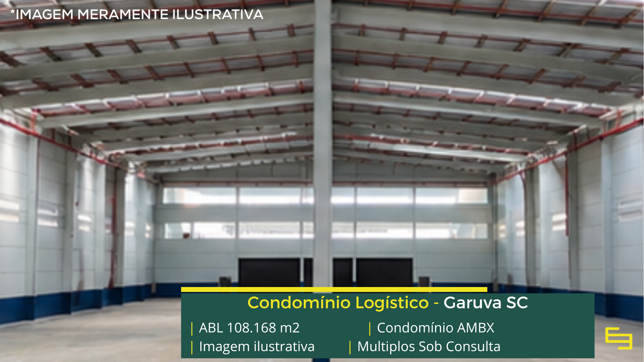 Galpões para locação em Garuva SC com acesso estratégico, ampla infraestrutura logística e projetos personalizados BTS.