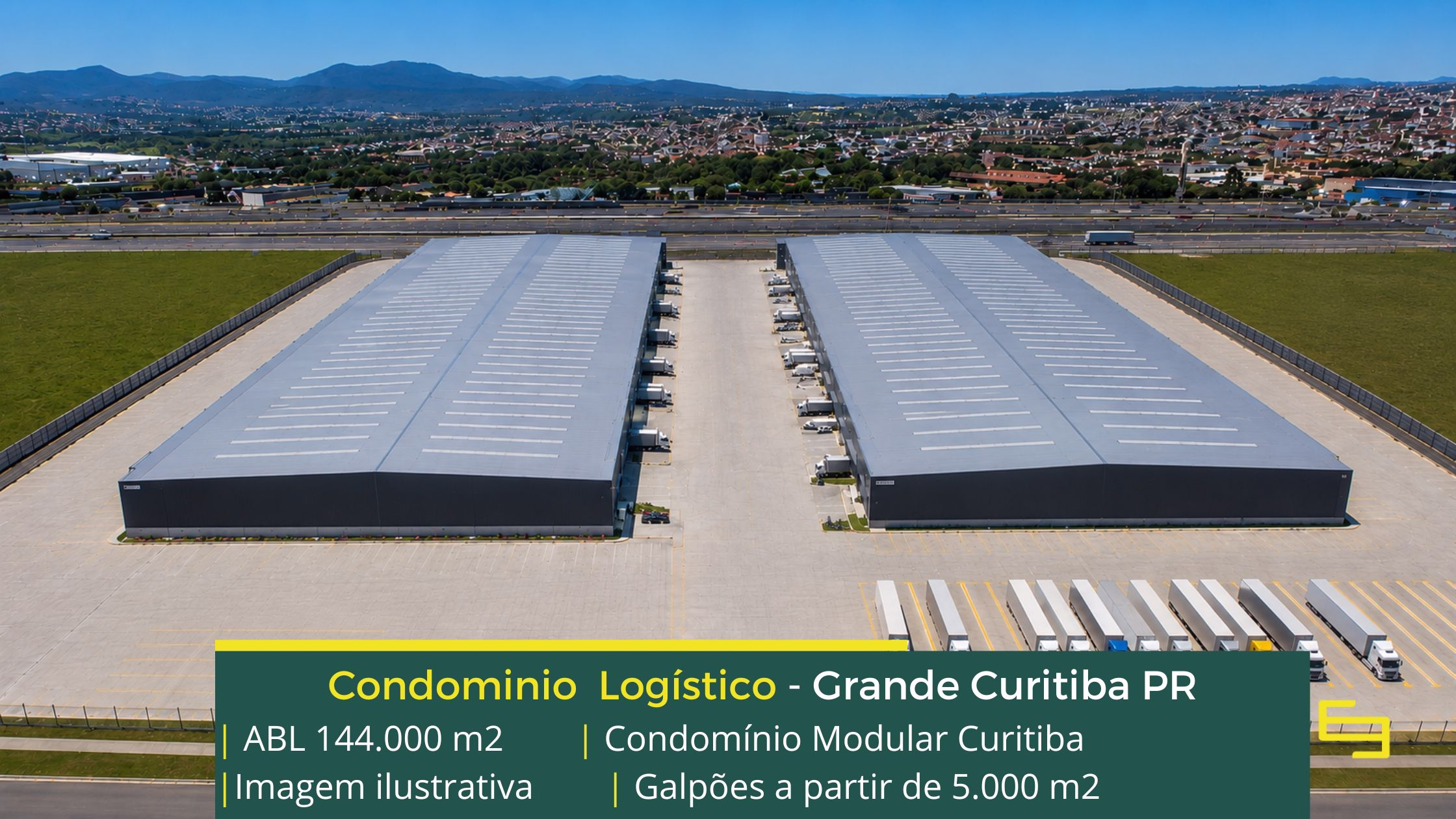 Galpão logístico em São José dos Pinhais - CM Curitiba. Galpões/Armazens/Condomínios logísticos e industriais para alugar com docas