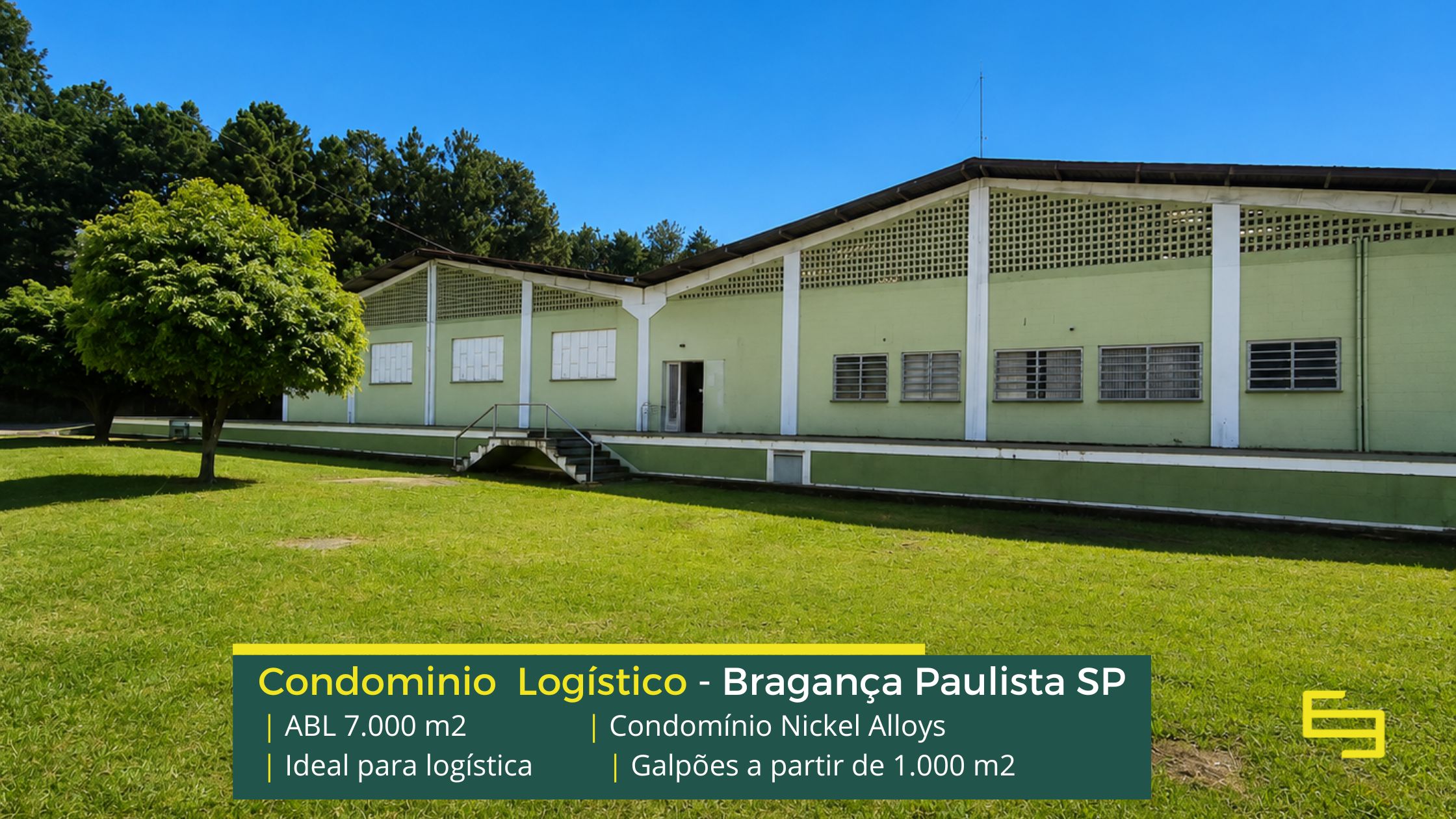 Galpão para alugar em Bragança Paulista - Condomínio Nickel Alloys Para uso industrial e logístico, com portaria, pátio de manobras