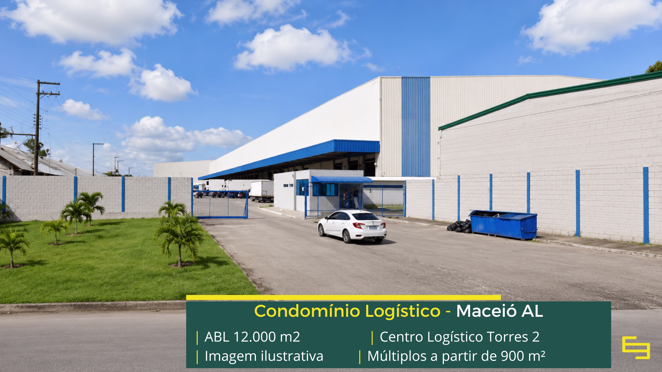 Galpão para locação em Maceió AL ideal para armazenagem, distribuição e operações industriais, com estrutura moderna e acesso estratégico.