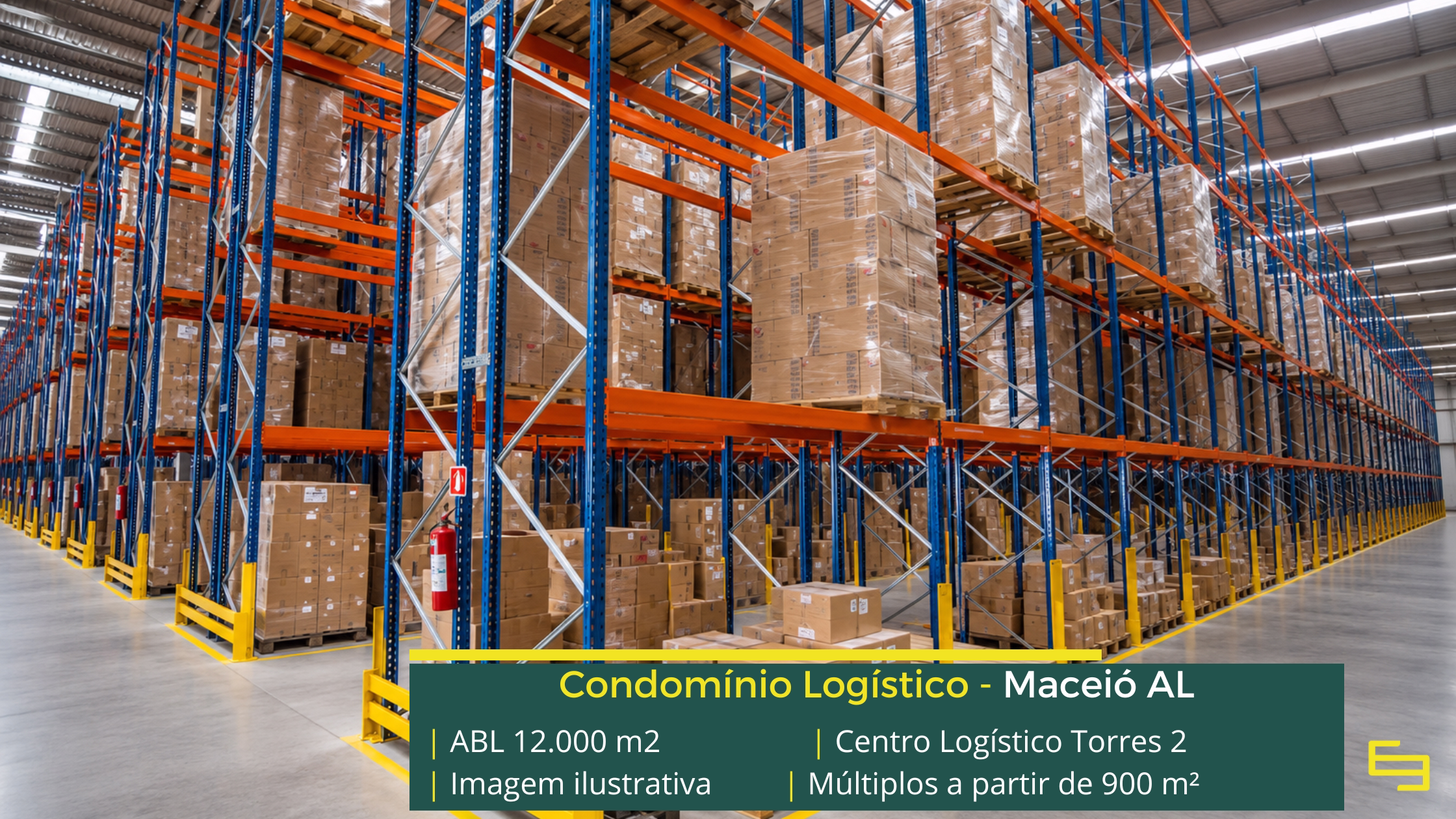 Galpão para locação em Maceió AL ideal para armazenagem, distribuição e operações industriais, com estrutura moderna e acesso estratégico.
