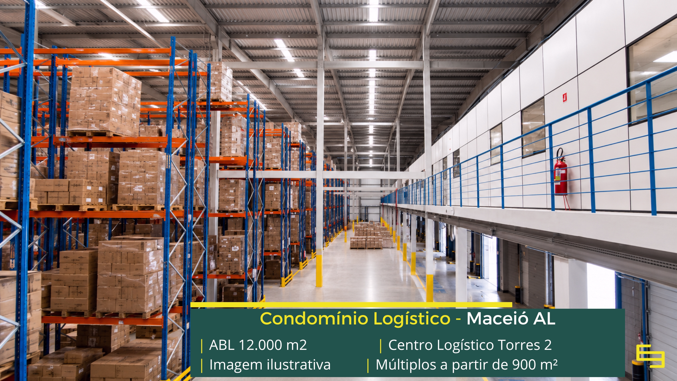 Galpão para locação em Maceió AL ideal para armazenagem, distribuição e operações industriais, com estrutura moderna e acesso estratégico.