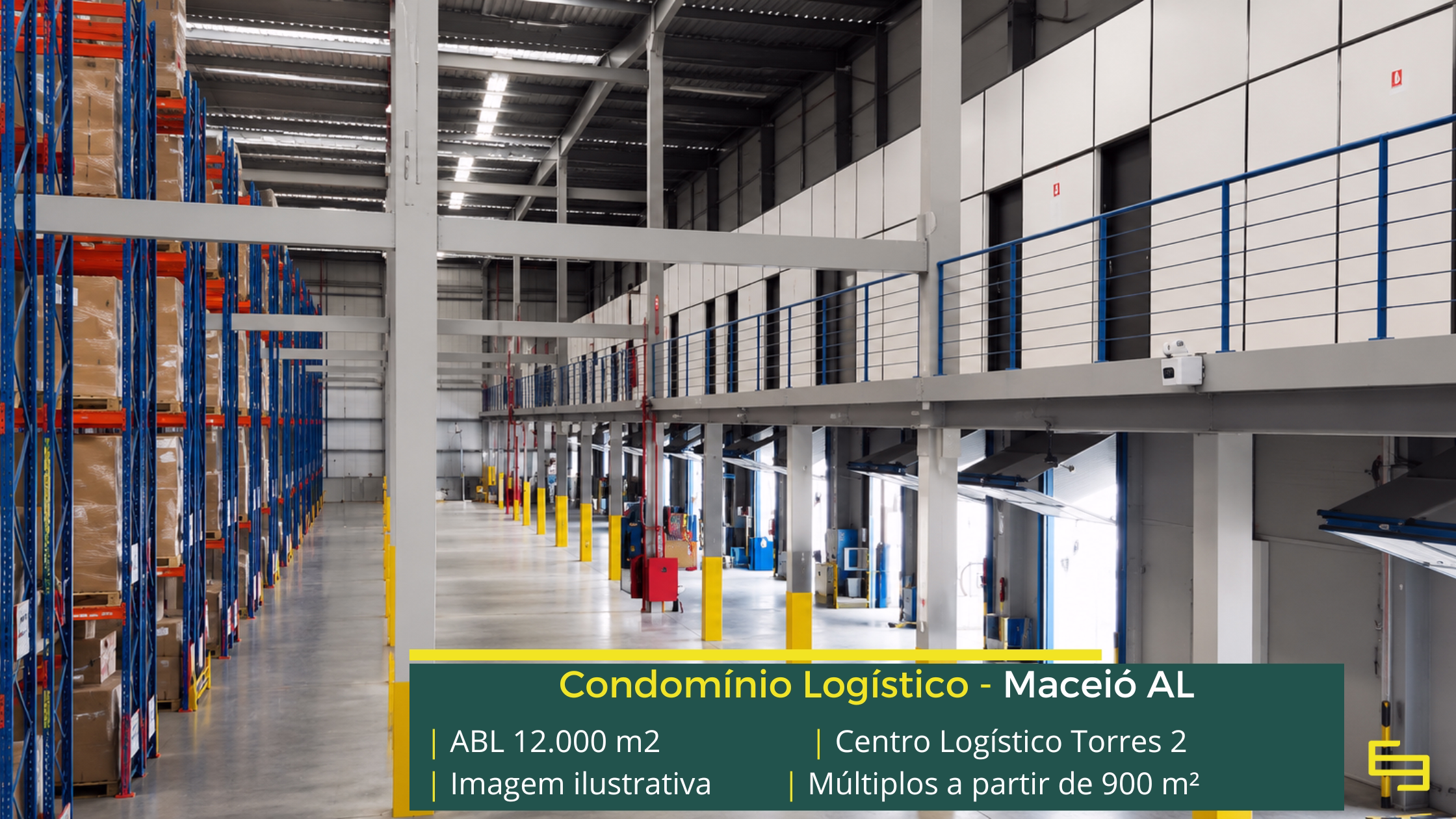 Galpão para locação em Maceió AL ideal para armazenagem, distribuição e operações industriais, com estrutura moderna e acesso estratégico.