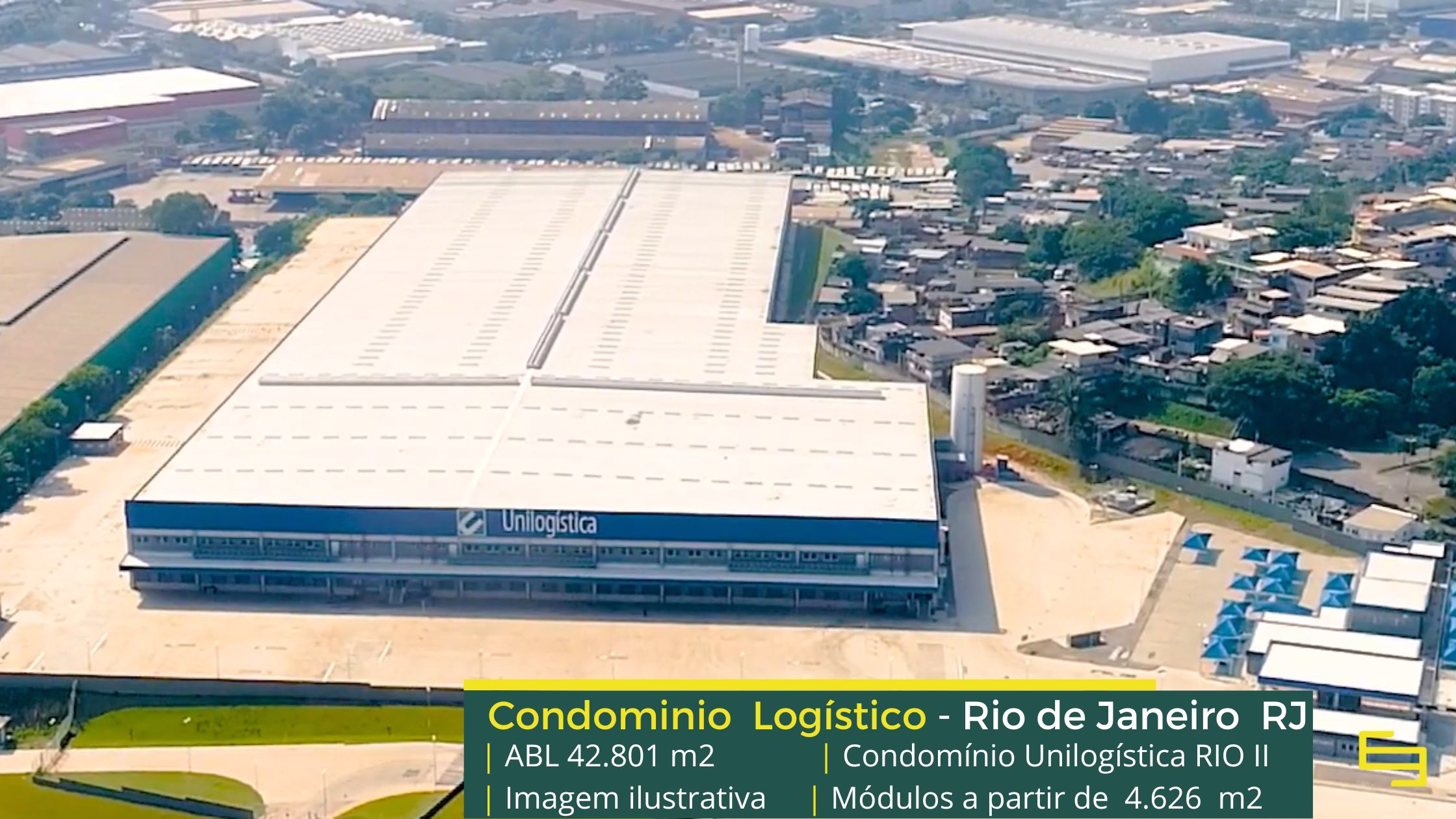 Aluguel de galpões logísticos RJ (1) Galpão logístico para alugar no Rio de Janeiro - Unilogística II. Galpões/Armazens/Condomínios logísticos e industriais para alugar com doca