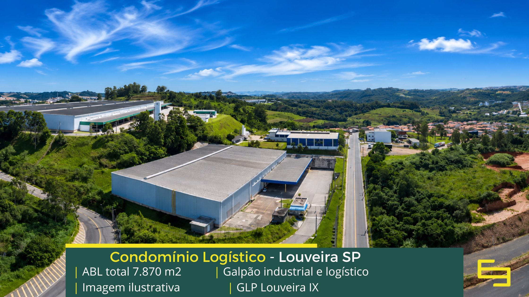 Galpão logístico para locação em Louveira - GLP Louveira IX.Galpões/Armazens/Condomínios logísticos e industriais para alugar com docas