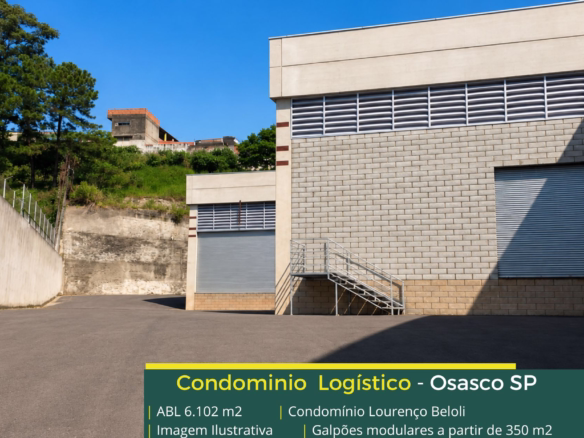 Aluguel de galpões logísticos em Osasco - Condomínio Lourenço Belloli. Galpões/Armazens/Condomínios logísticos e industriais para alugar