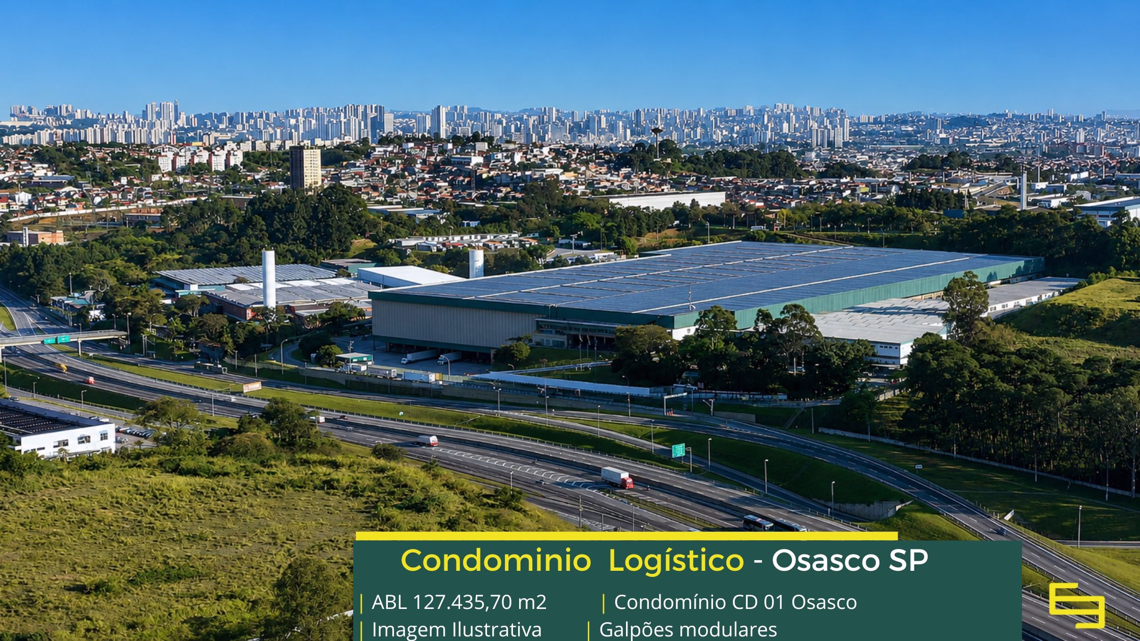 Locação de galpões em Osasco SP - CD 01 Osasco. Galpões/Armazens/Condomínios logísticos e industriais para alugar com docas e amplo pátio