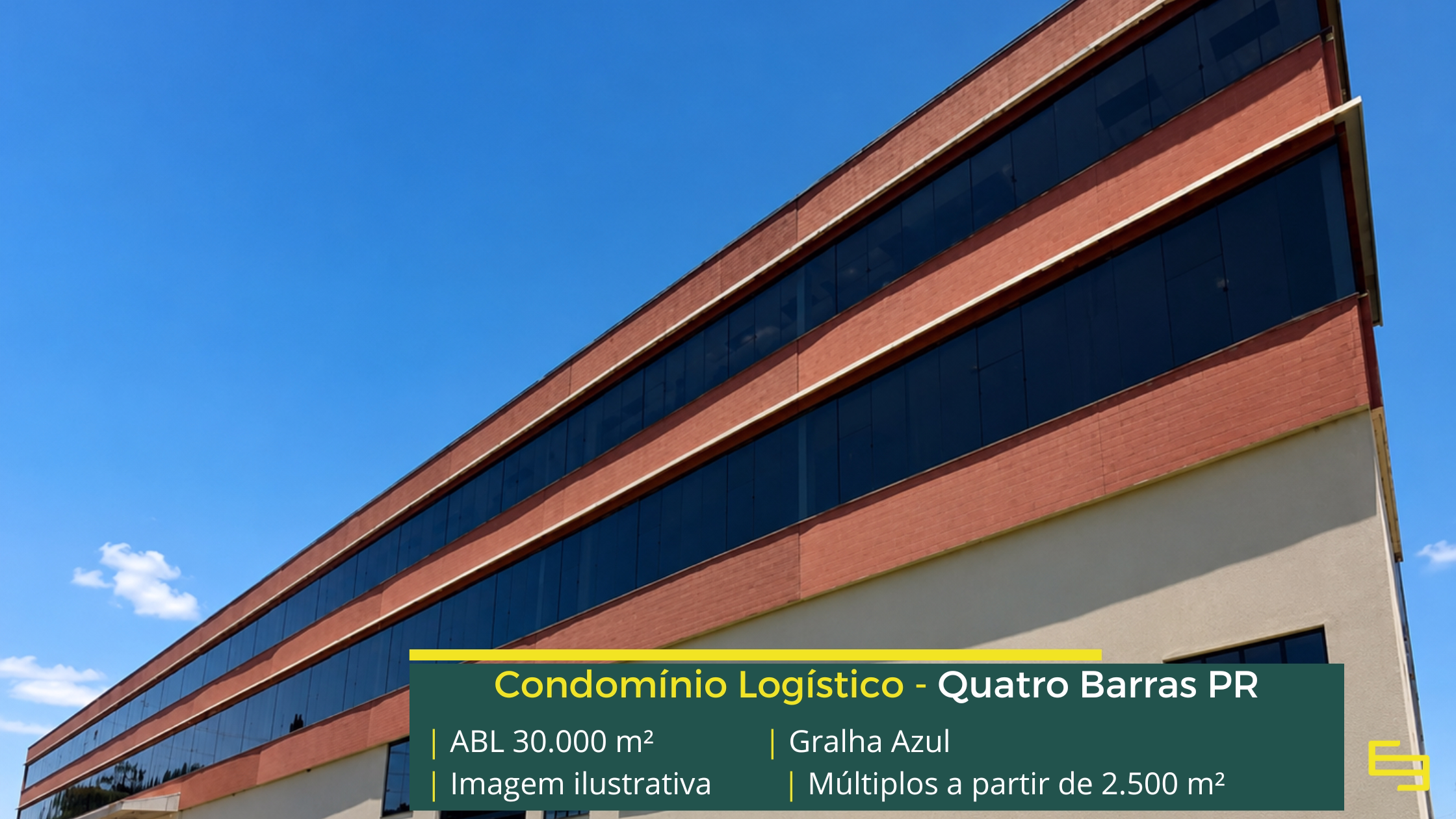 Aluguel de galpão em Quatro Barras Aluguel de galpão em Quatro Barras com módulos logísticos modernos, infraestrutura de alto padrão e excelente conectividade para sua operação