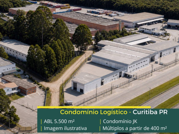 Aluguel de galpão em Curitiba PR com localização estratégica, infraestrutura moderna e excelente acesso para operações logísticas.
