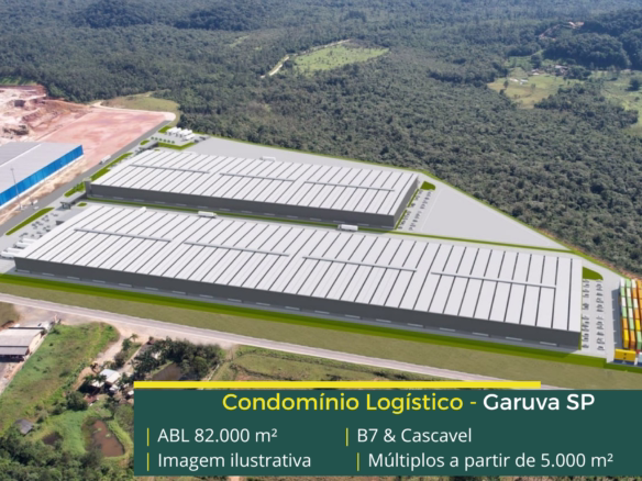 Galpões para alugar em Garuva SC em condomínio logístico Triple AAA, com infraestrutura de alto padrão e acesso estratégico à BR-101.