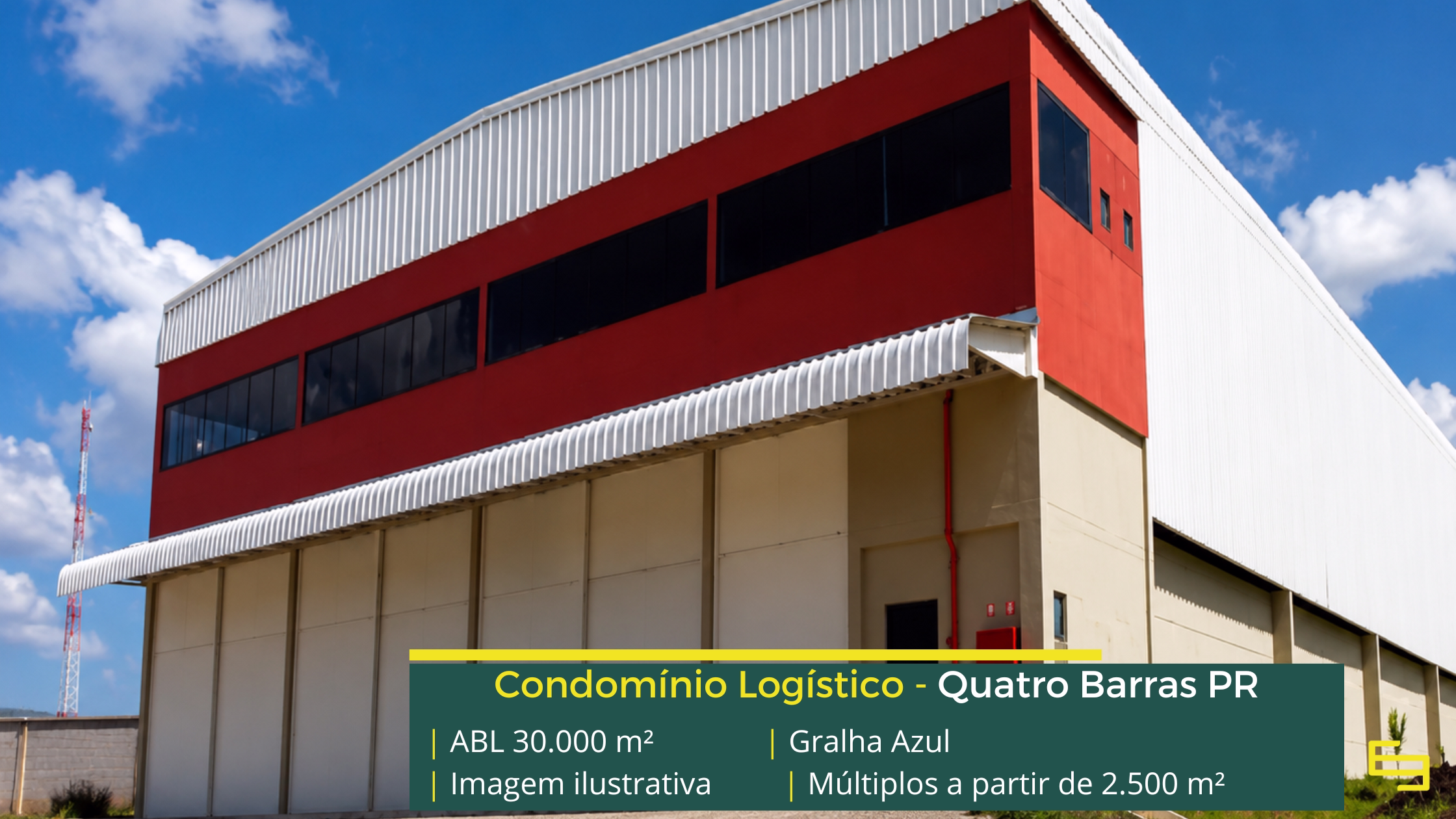 Aluguel de galpão em Quatro Barras Aluguel de galpão em Quatro Barras com módulos logísticos modernos, infraestrutura de alto padrão e excelente conectividade para sua operação