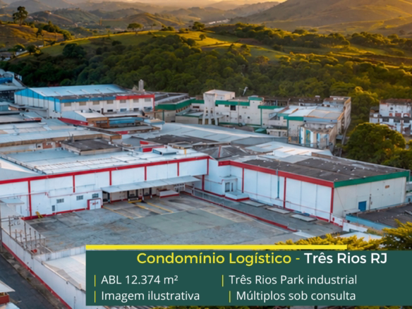 Galpão para alugar em Três Rios RJ com módulos industriais modernos, infraestrutura completa e localização privilegiada para sua operação.