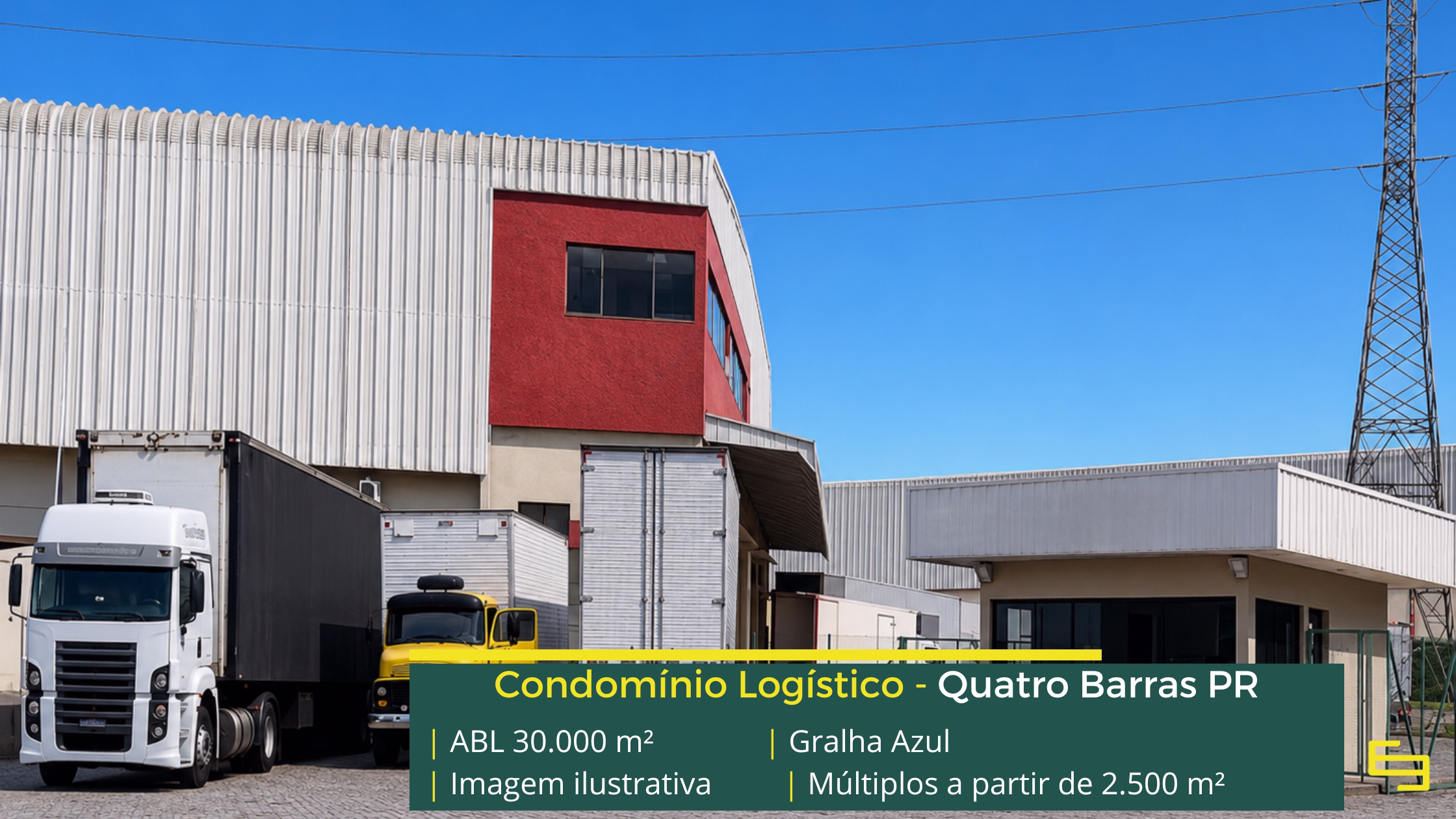 Aluguel de galpão em Quatro Barras Aluguel de galpão em Quatro Barras com módulos logísticos modernos, infraestrutura de alto padrão e excelente conectividade para sua operação