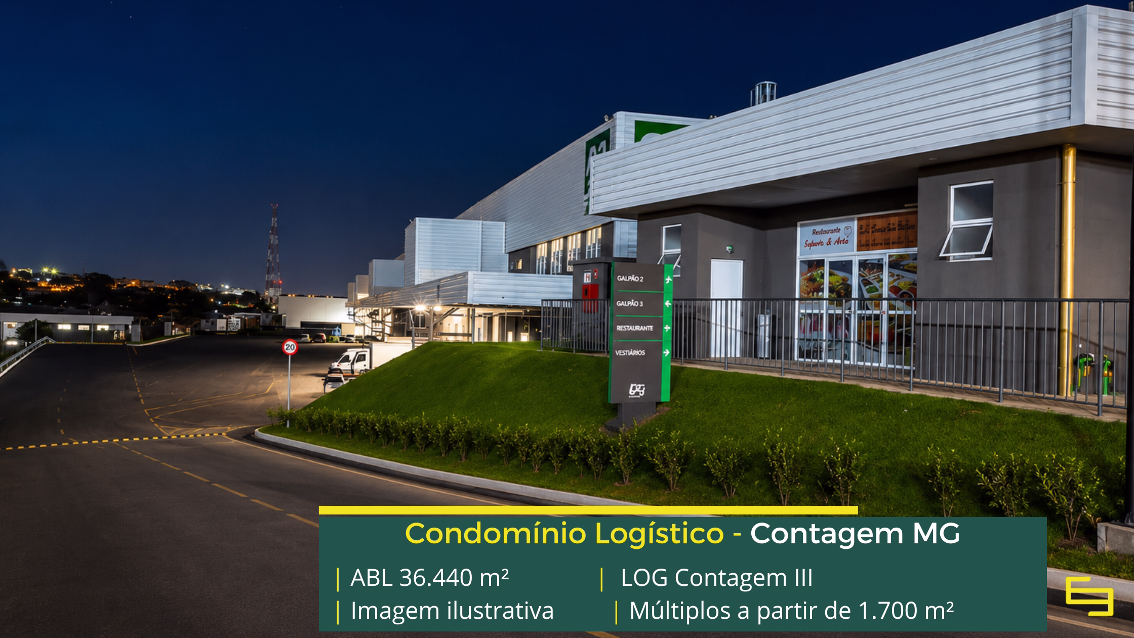 Galpão logístico para alugar em Contagem em Condomínio Classe A com módulos flexível, infraestrutura moderna e localização estratégica.