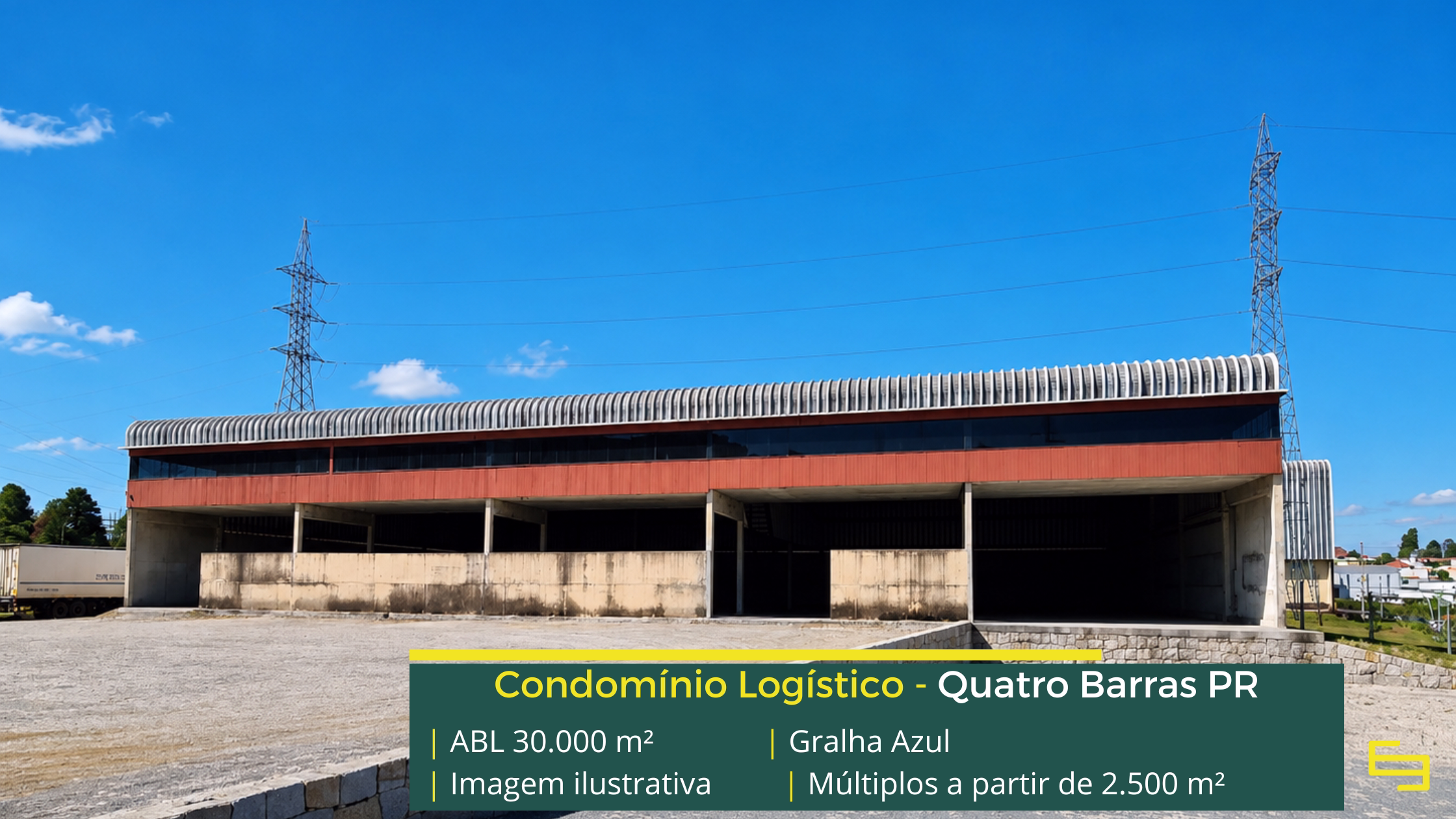 Aluguel de galpão em Quatro Barras Aluguel de galpão em Quatro Barras com módulos logísticos modernos, infraestrutura de alto padrão e excelente conectividade para sua operação