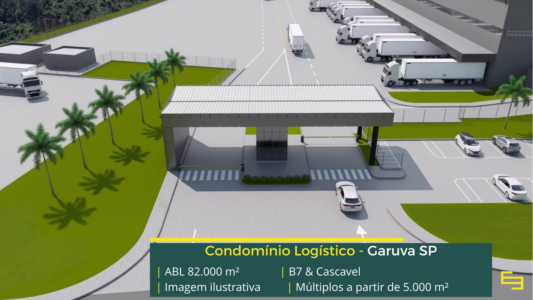 Galpões para alugar em Garuva SC Galpões para alugar em Garuva SC em condomínio logístico Triple AAA, com infraestrutura de alto padrão e acesso estratégico à BR-101.