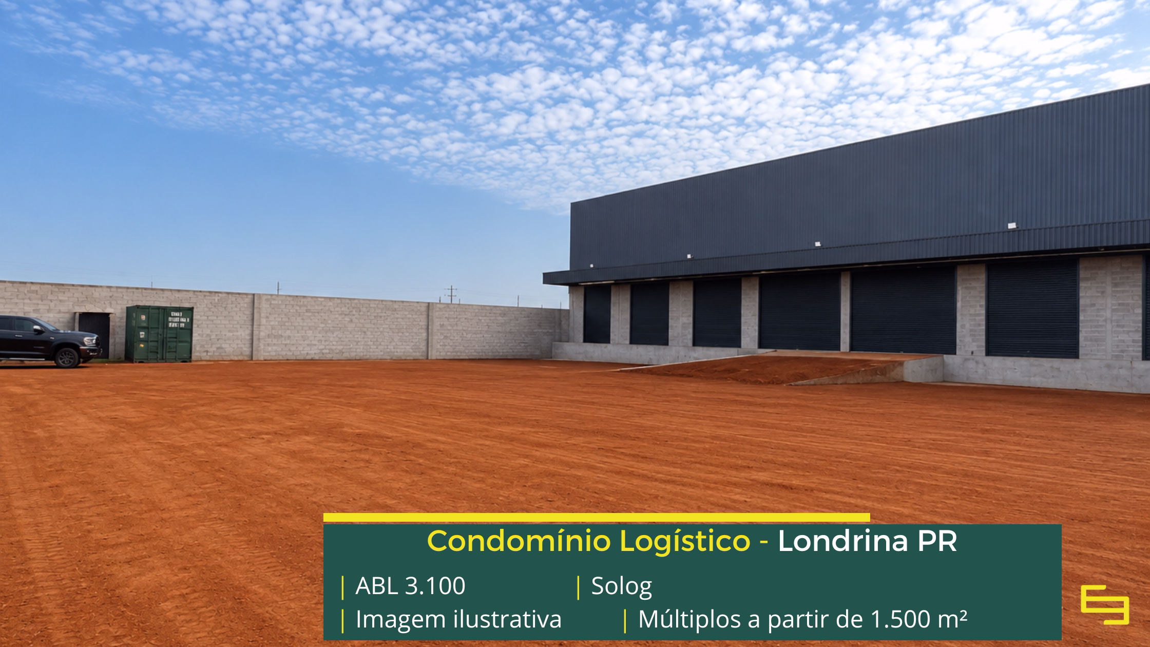 Locação de galpão em Londrina Locação de galpão em Londrina em condomínios logísticos com estrutura de alto padrão para armazenagem, distribuição e operações industriais.