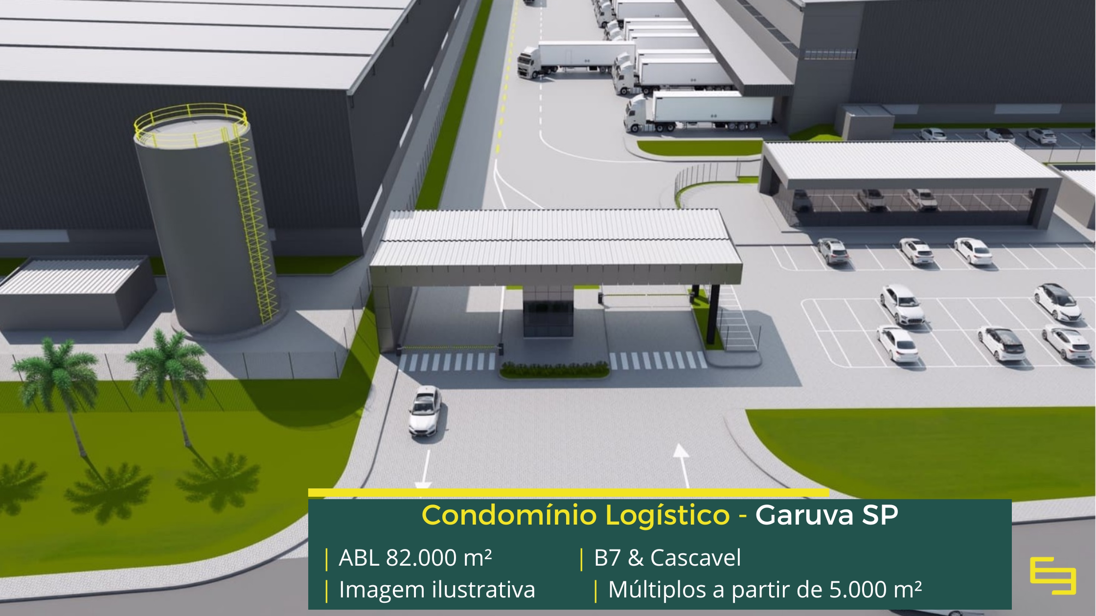 Galpões para alugar em Garuva SC Galpões para alugar em Garuva SC em condomínio logístico Triple AAA, com infraestrutura de alto padrão e acesso estratégico à BR-101.