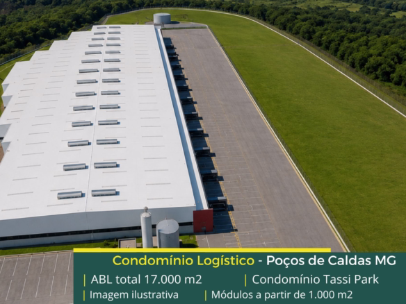 Galpão para alugar em Poços de Caldas MG - Tassi Park. Galpões/Armazens/Condomínios logísticos e industriais para alugar com docas e pátio