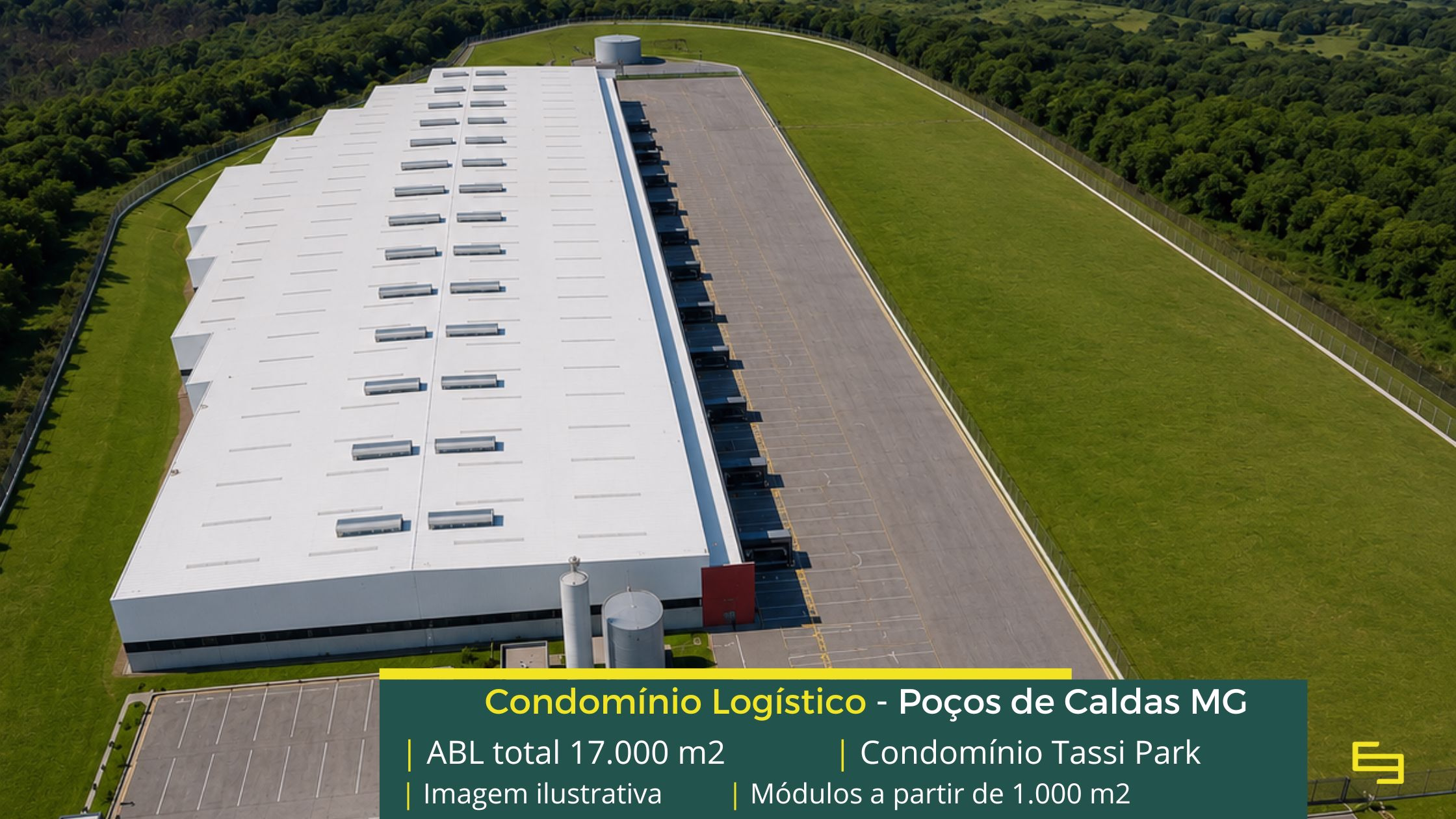 Galpão para alugar em Poços de Caldas MG - Tassi Park. Galpões/Armazens/Condomínios logísticos e industriais para alugar com docas e pátio