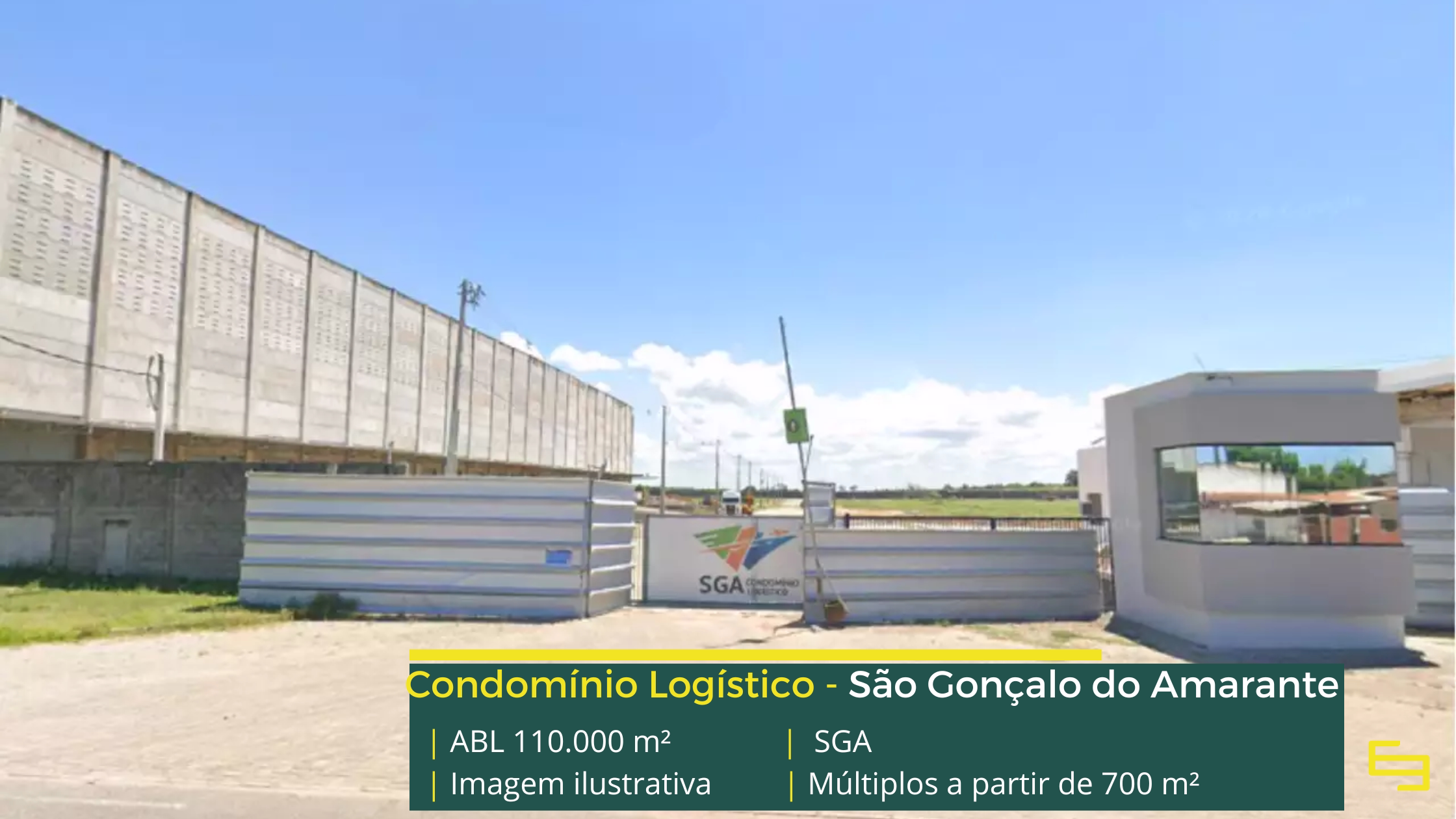 BTS Condomínio Logístico SGA BTS Condomínio Logístico SGA em São Gonçalo do Amarante RN, com terreno de 110.000 m², projeto aprovado e lotes de 700 a 1.380 m².