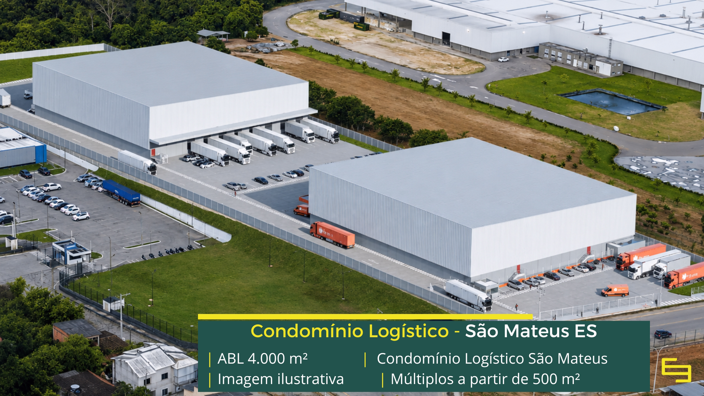 Built to Suit em São Mateus no Condomínio Logístico São Mateus. Desenvolva um galpão sob medida com ótima estrutura e localização.