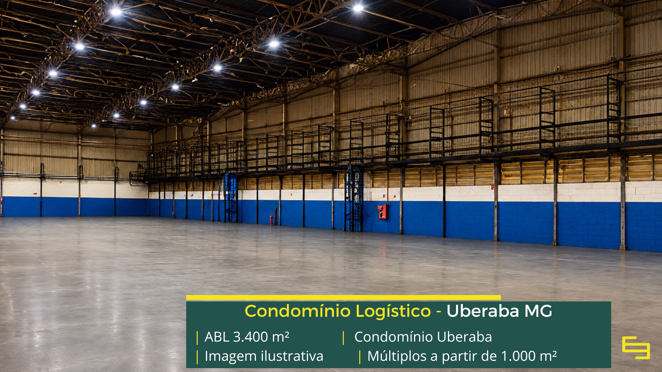 Galpão para alugar em Uberaba MG Galpão para alugar em Uberaba MG com 3.400 m², docas e acesso à BR-050. Conheça este galpão logístico em Uberaba MG.